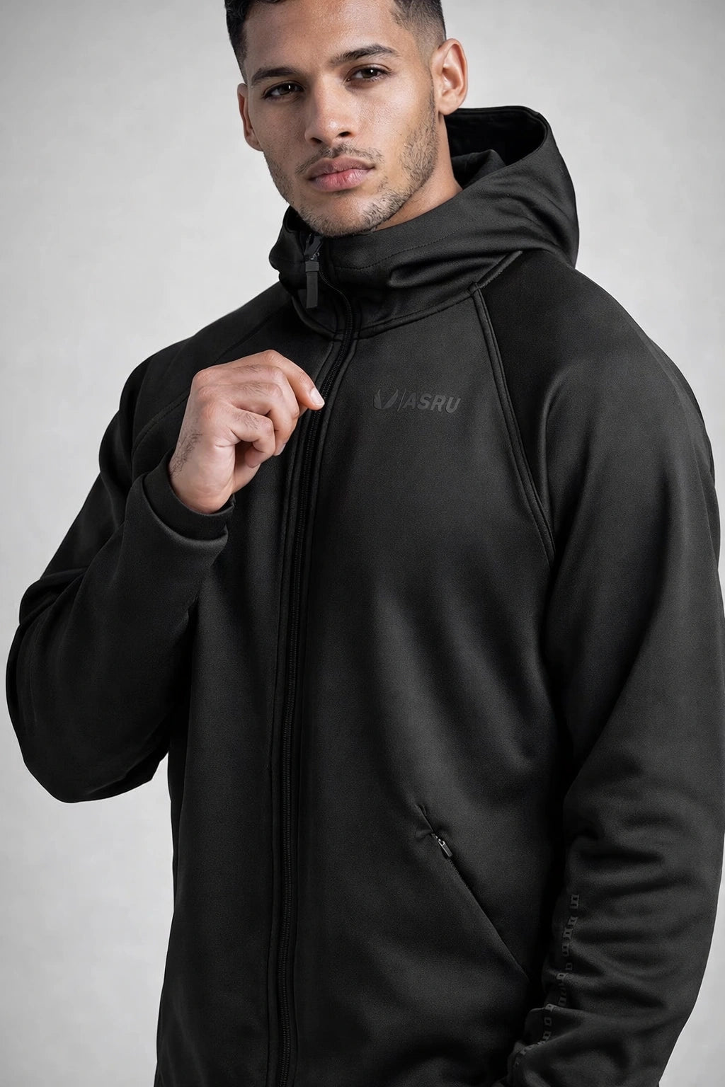 Jaqueta Esportiva Masculina de Poliéster Fitness - Jacket ASRV