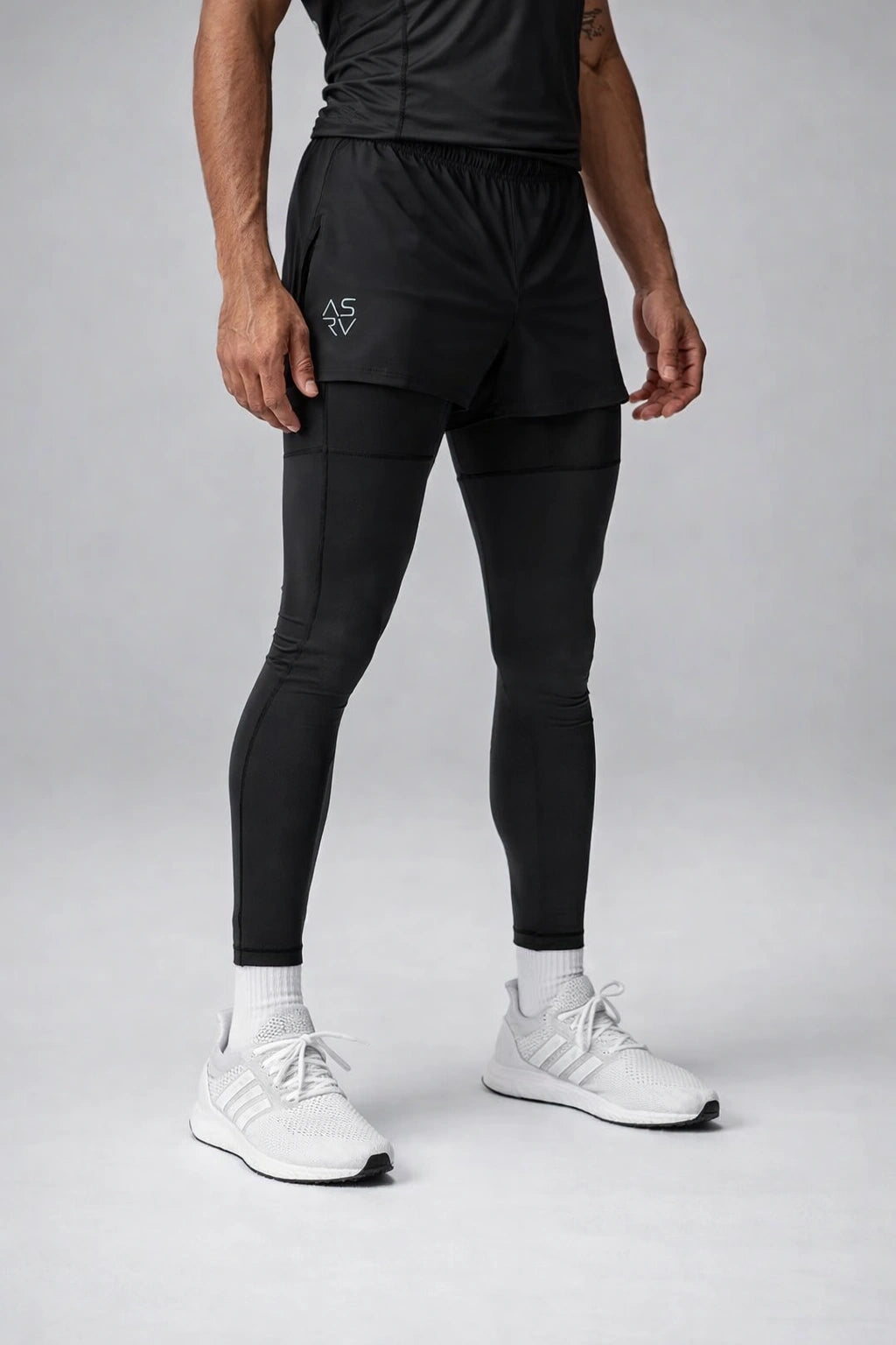 Short Masculino Esportivo com Bolso Interno Legging Tetra-lite