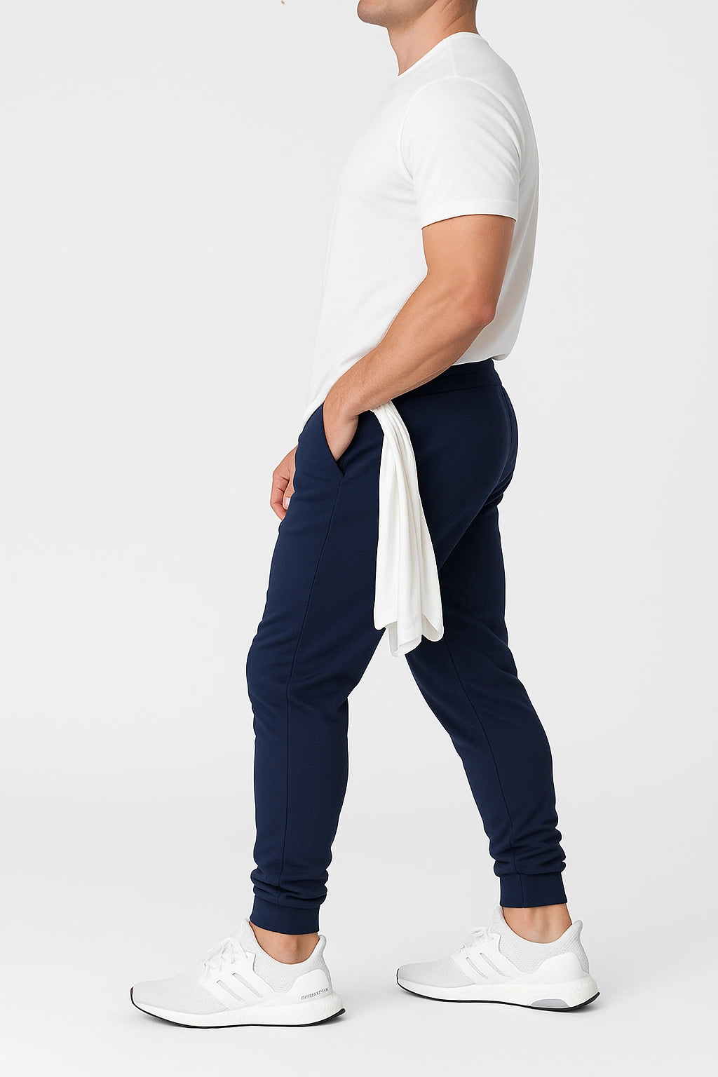 Calça de Academia Masculina Esportiva de Moletom
