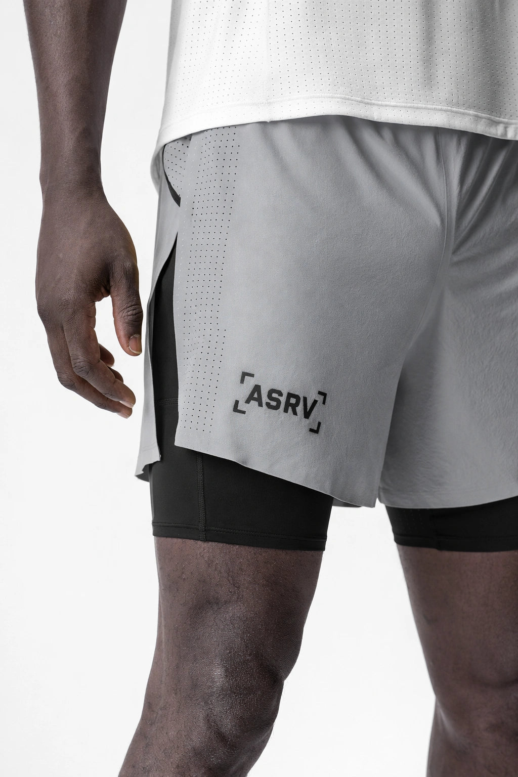 Short Esportivo de Academia Masculino Respirável 2 em 1 - Slim Run