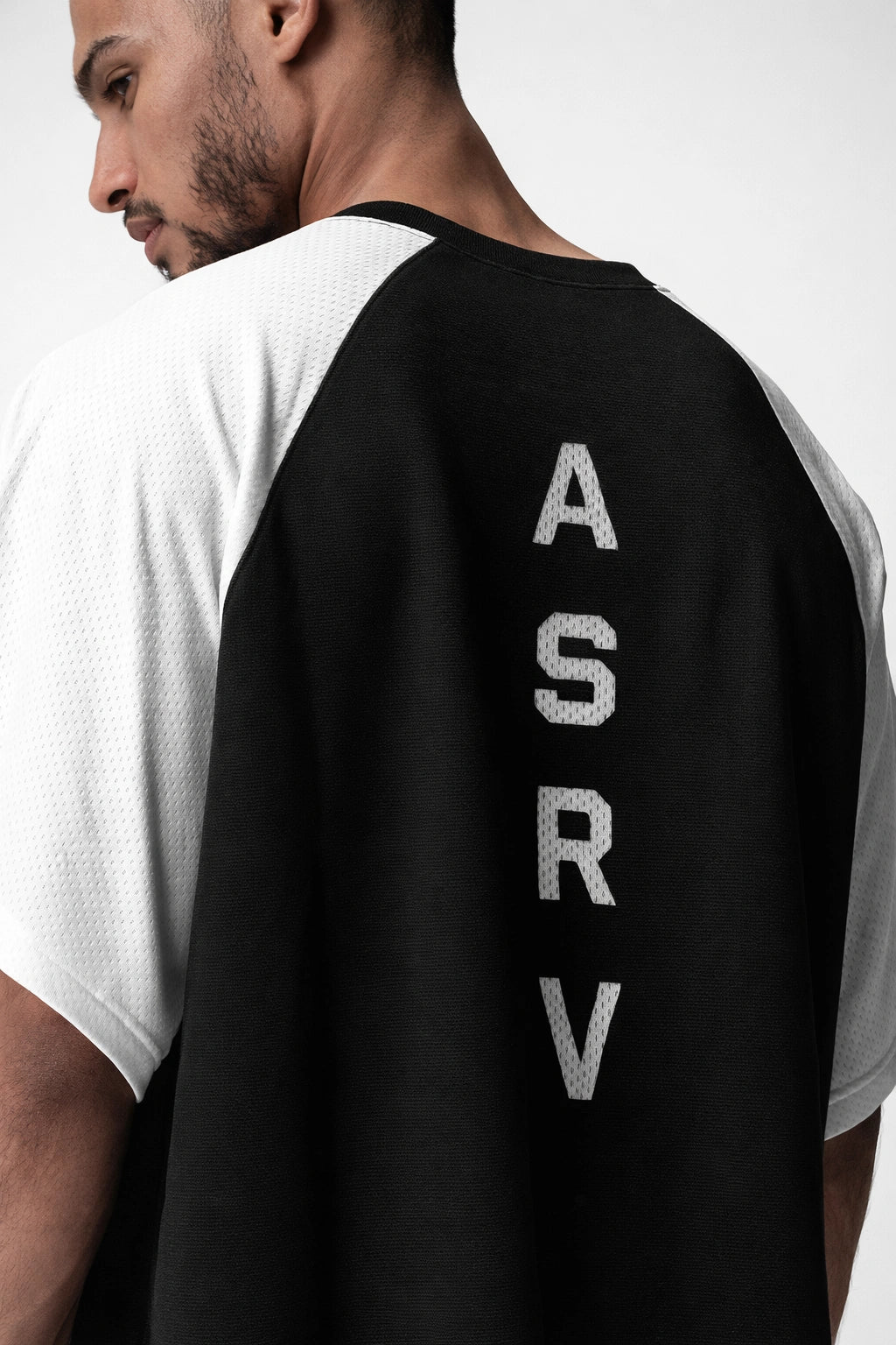 Camisa Esportiva Masculina Academia Oversized Respirável - ASRV