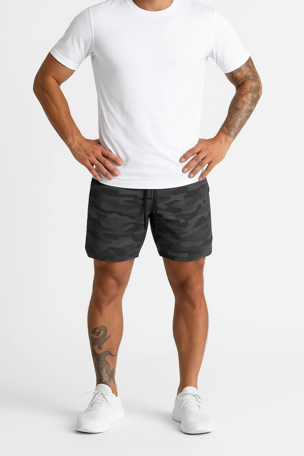 Short de Academia Masculino Slim com Bolso lateral