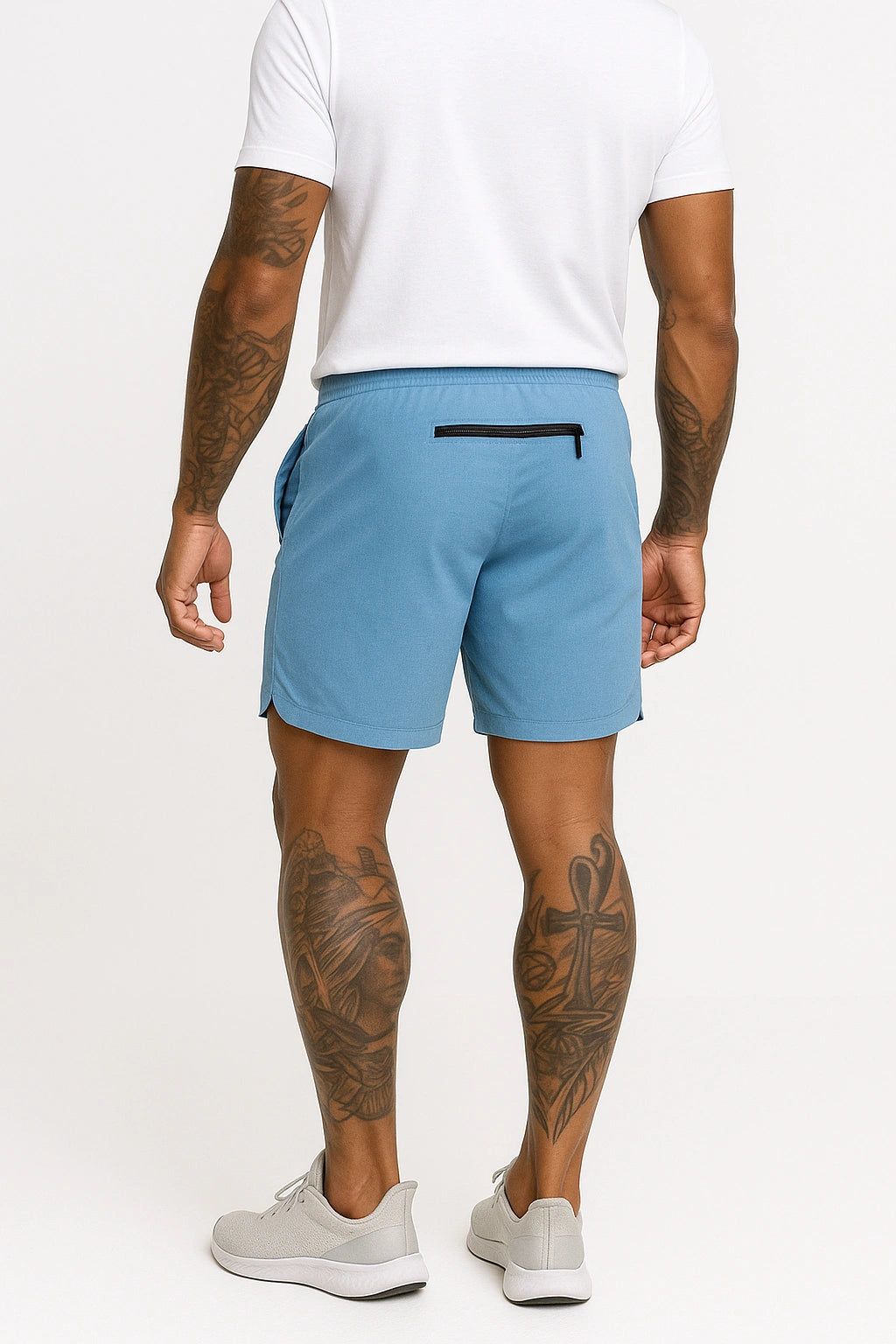 Short de Academia Respirável com Bolso Traseiro
