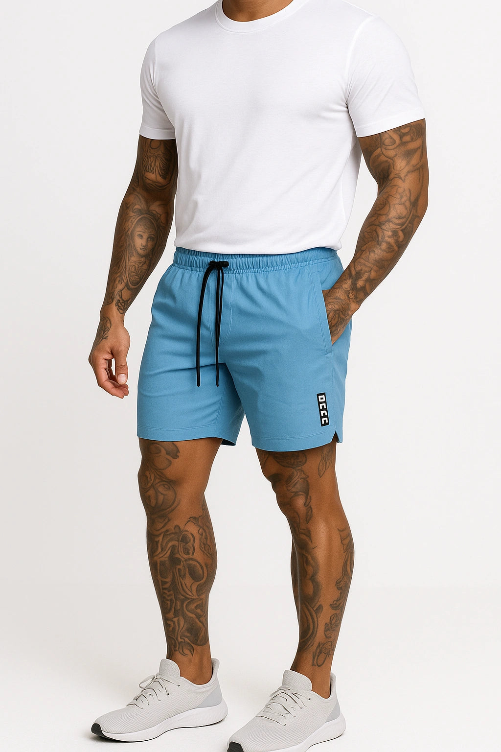 Short de Academia Respirável com Bolso Traseiro