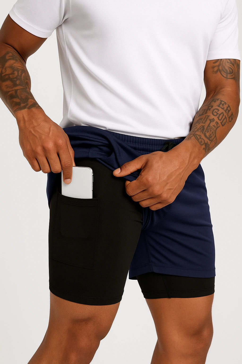 Short Esportivo de Academia Justo Masculino - Sport Dry