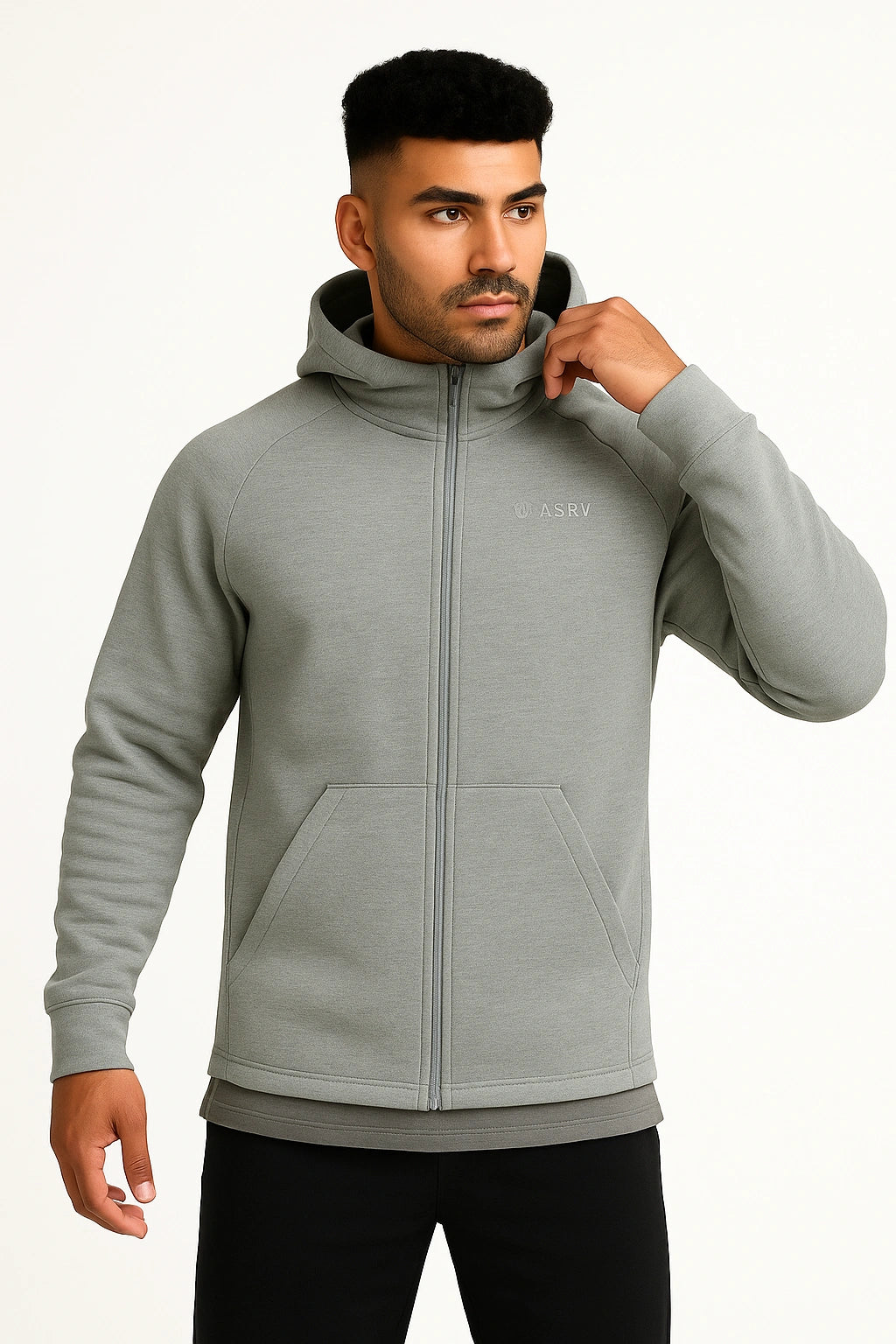 Jaqueta Esportiva Masculina de Poliéster Fitness - Jacket ASRV