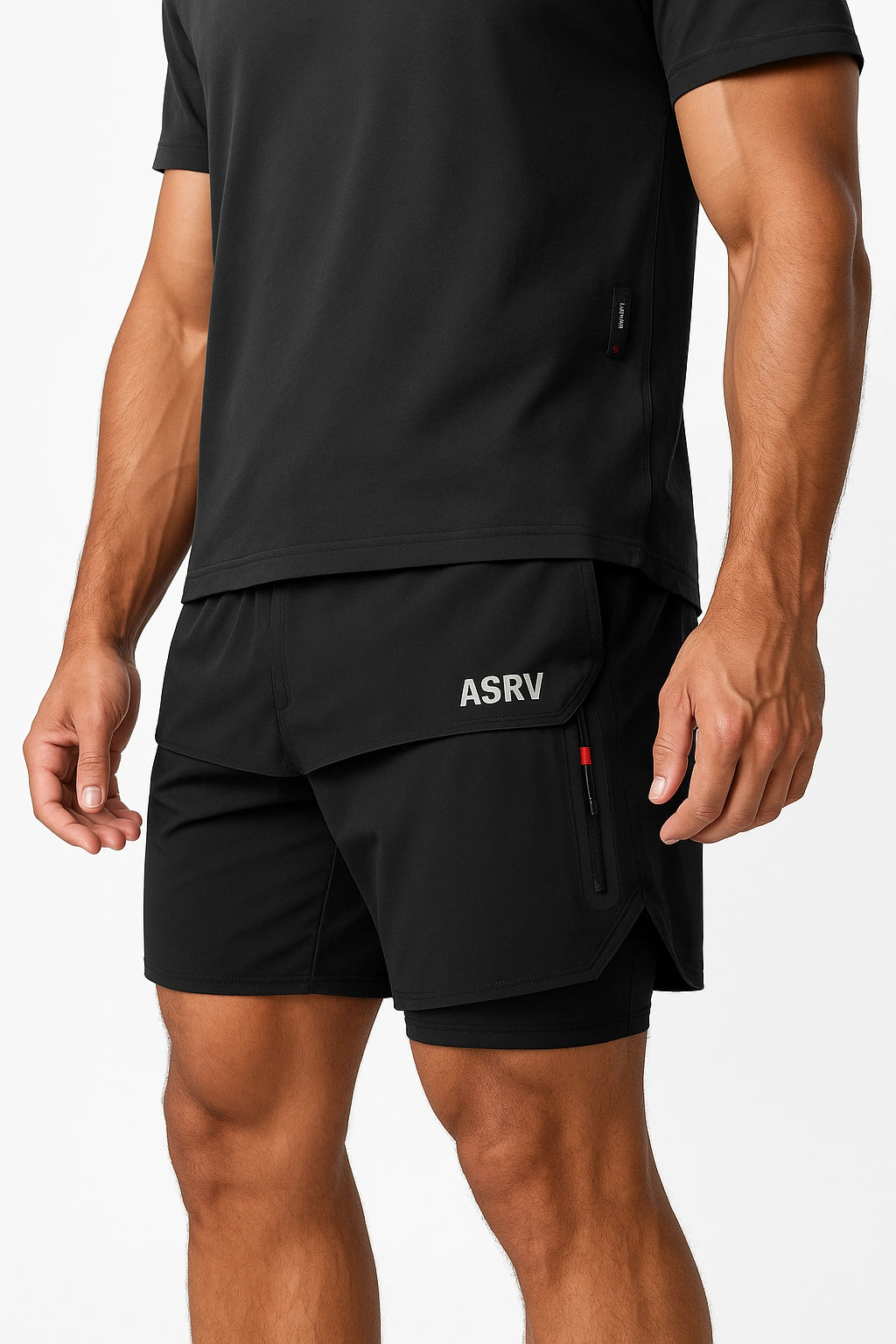 Short Esportivo de Academia Masculino com Bolso Lateral