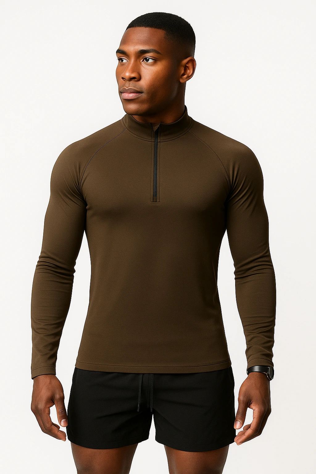 Camisa Masculina esportiva Casual Gola alta Academia Treino e Esportes