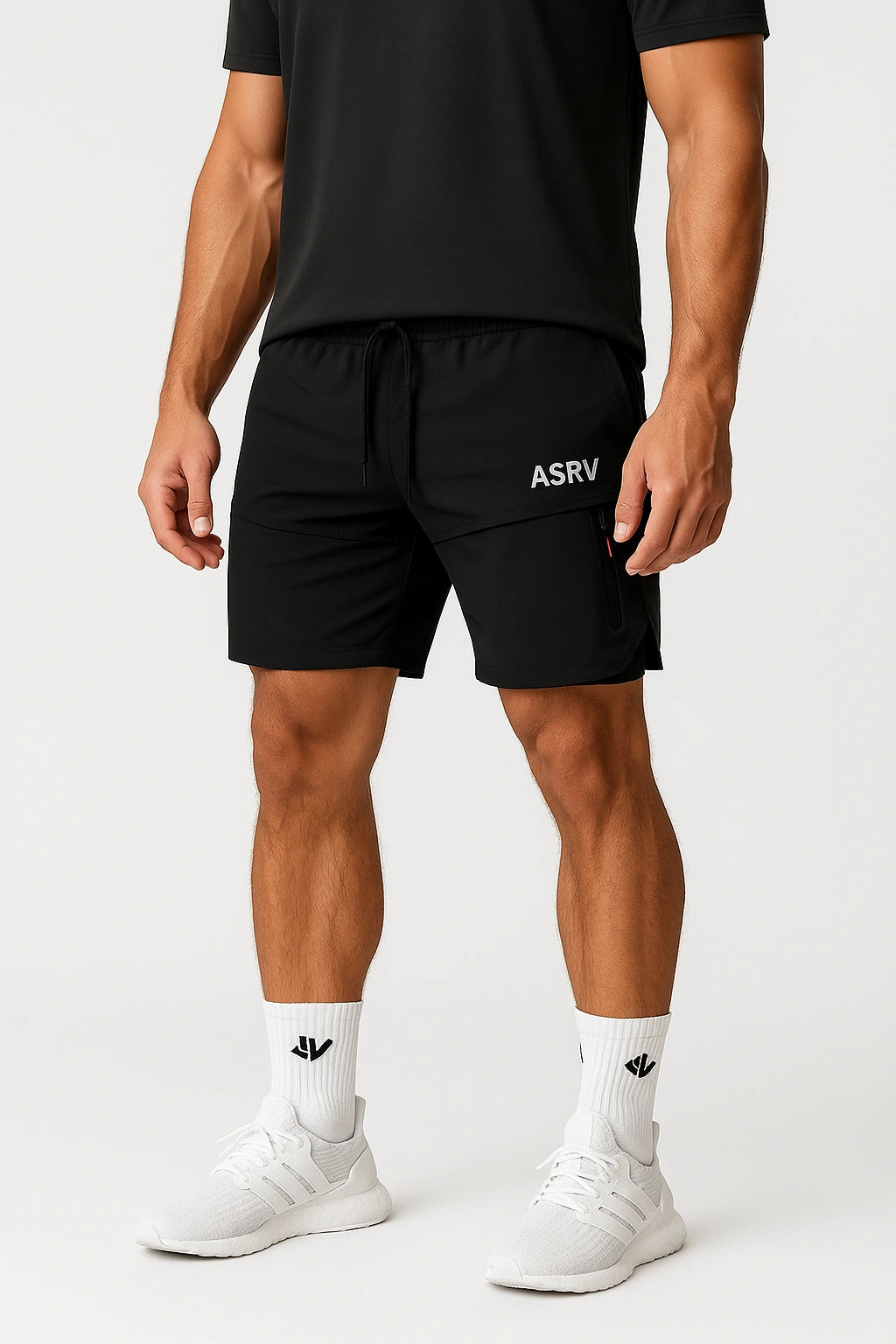 Short Esportivo de Academia Masculino com Bolso Lateral