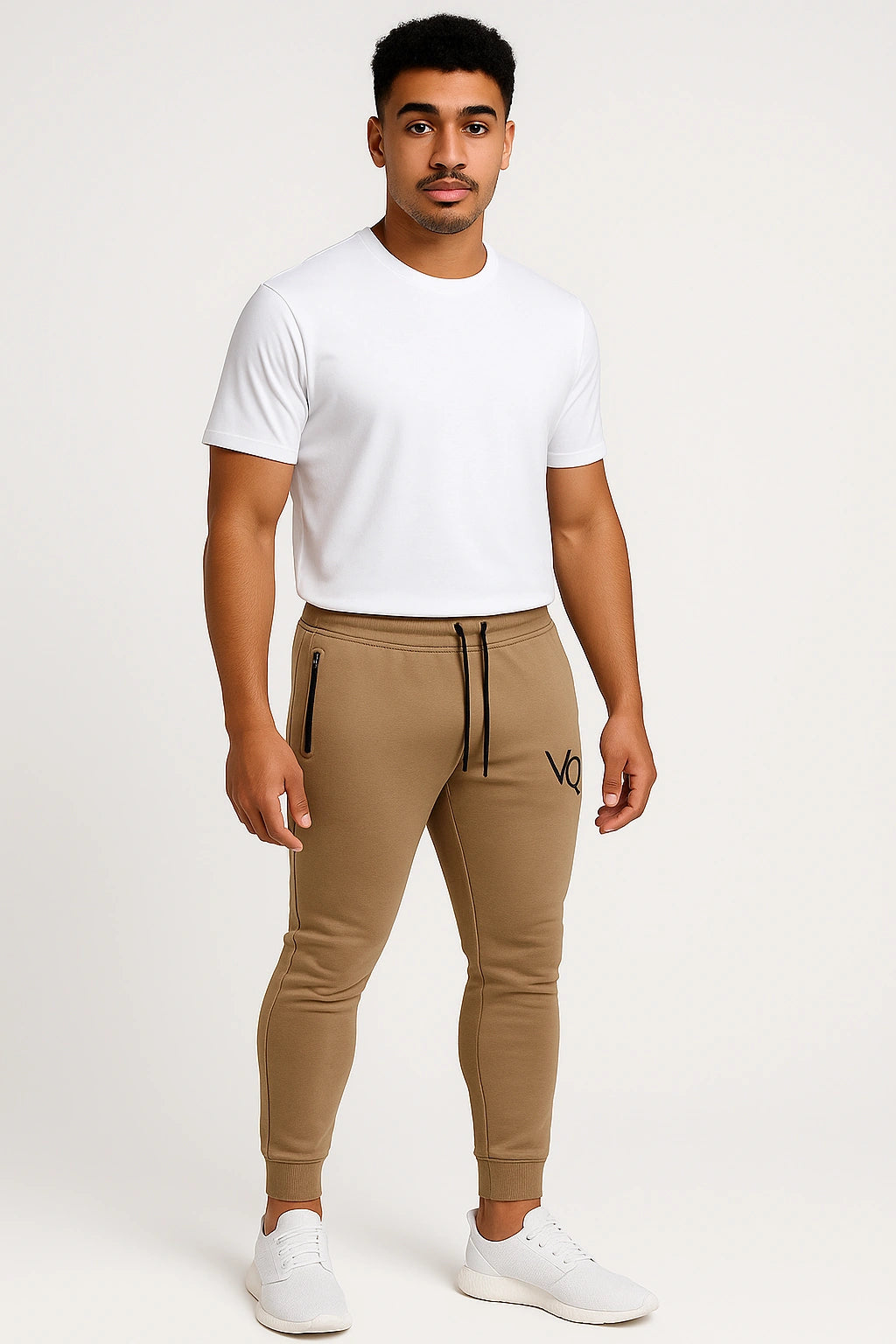 Calça Esportiva Masculina de Moletom Justa fitness