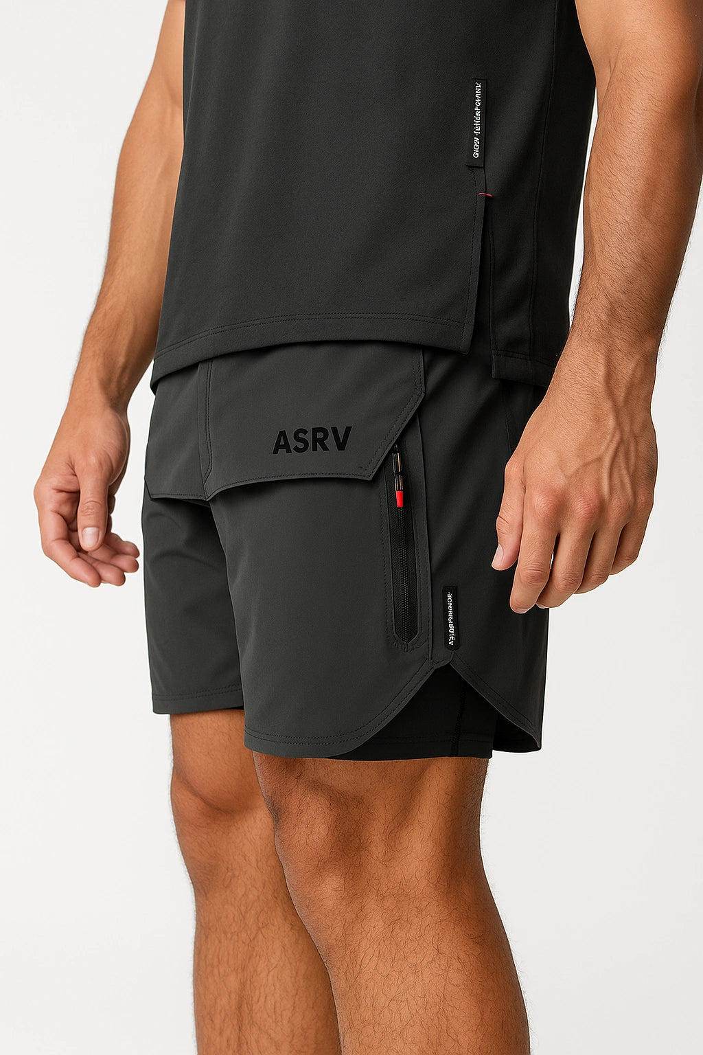 Short Esportivo de Academia Masculino com Bolso Lateral