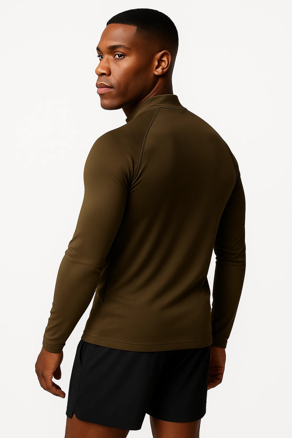 Camisa Masculina esportiva Casual Gola alta Academia Treino e Esportes