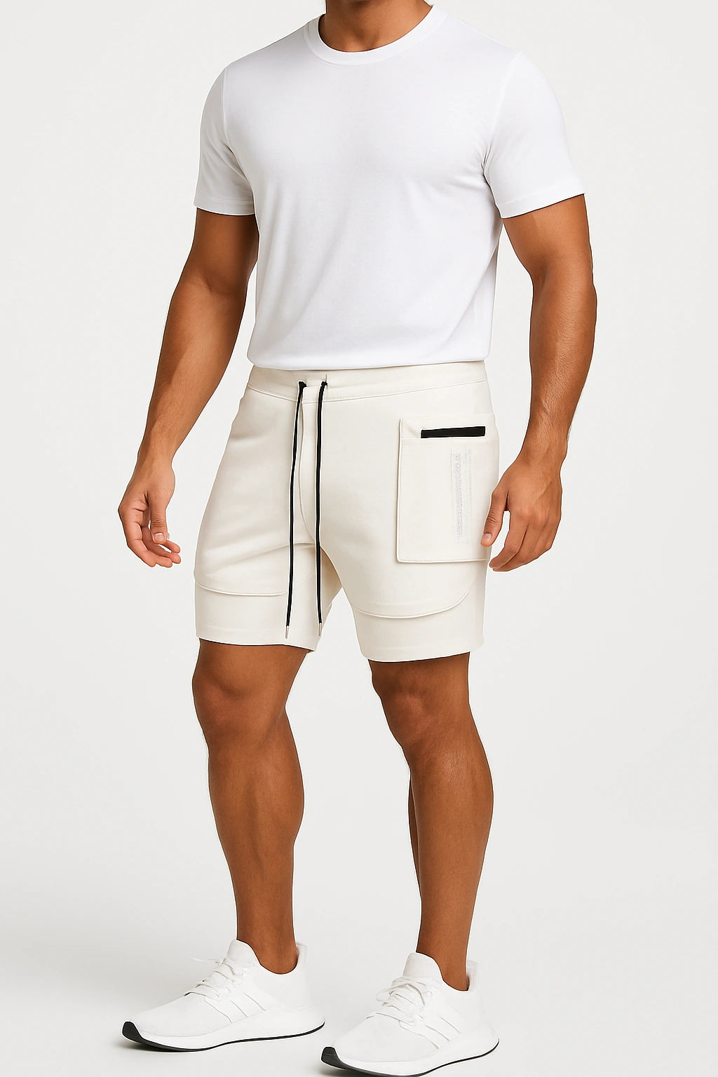 Short Esportivo de Academia Masculino com Bolsos Laterais