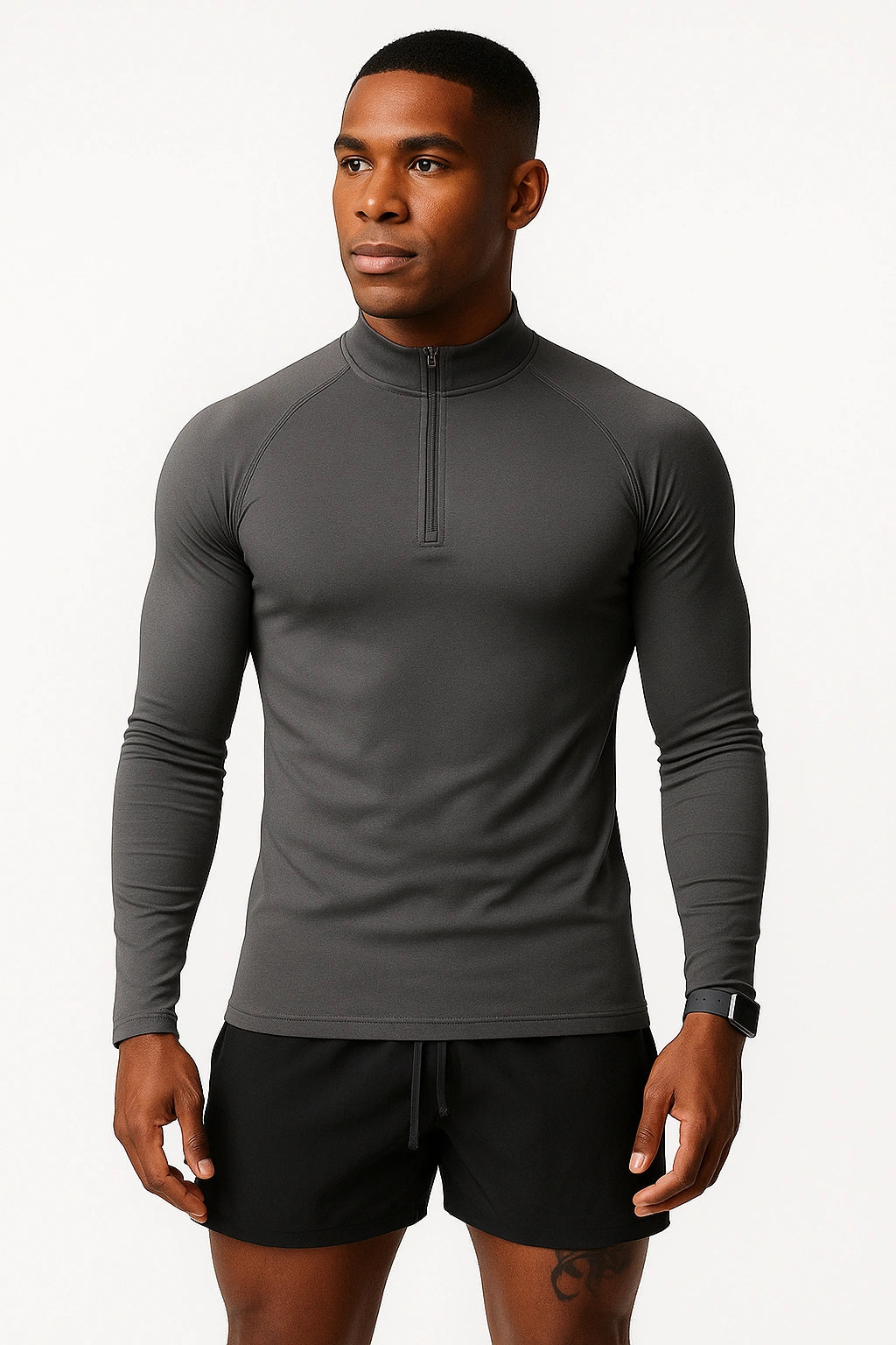 Camisa Masculina esportiva Casual Gola alta Academia Treino e Esportes