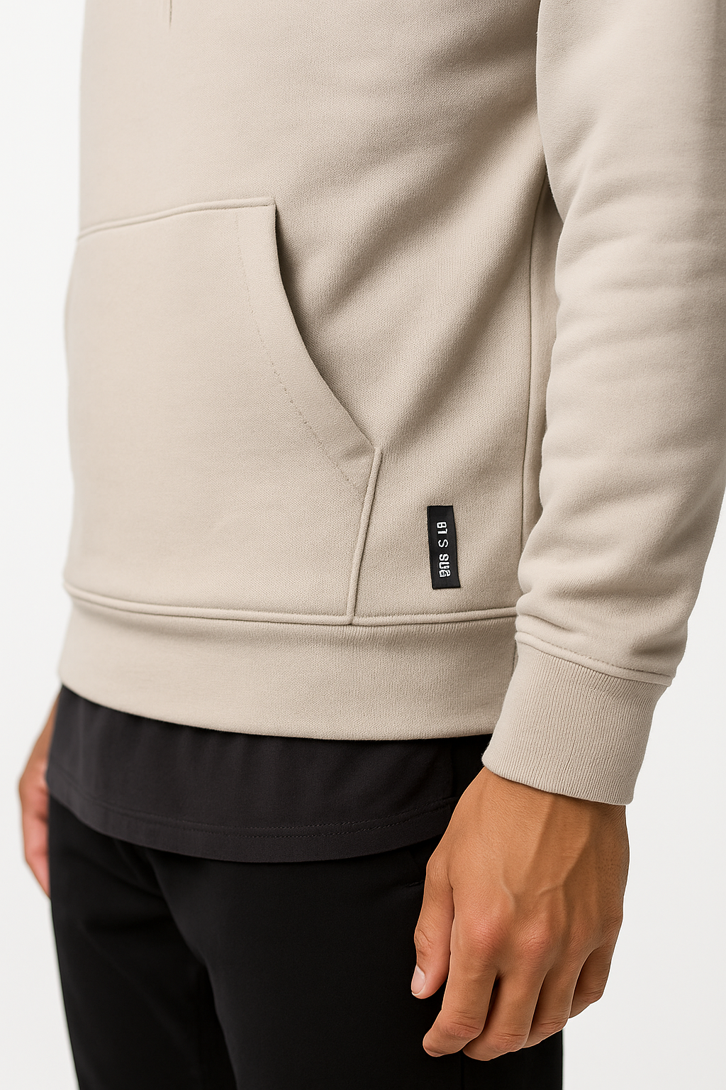 Moletom Esportivo de Algodão Masculino Com Capuz Fitness