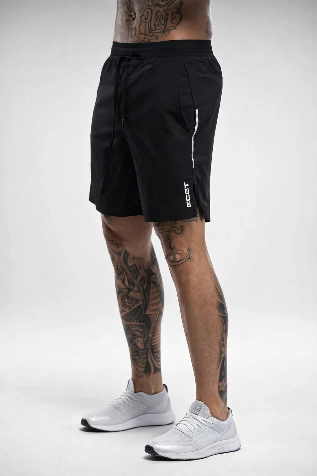 Short de Academia Respirável com Bolso Traseiro