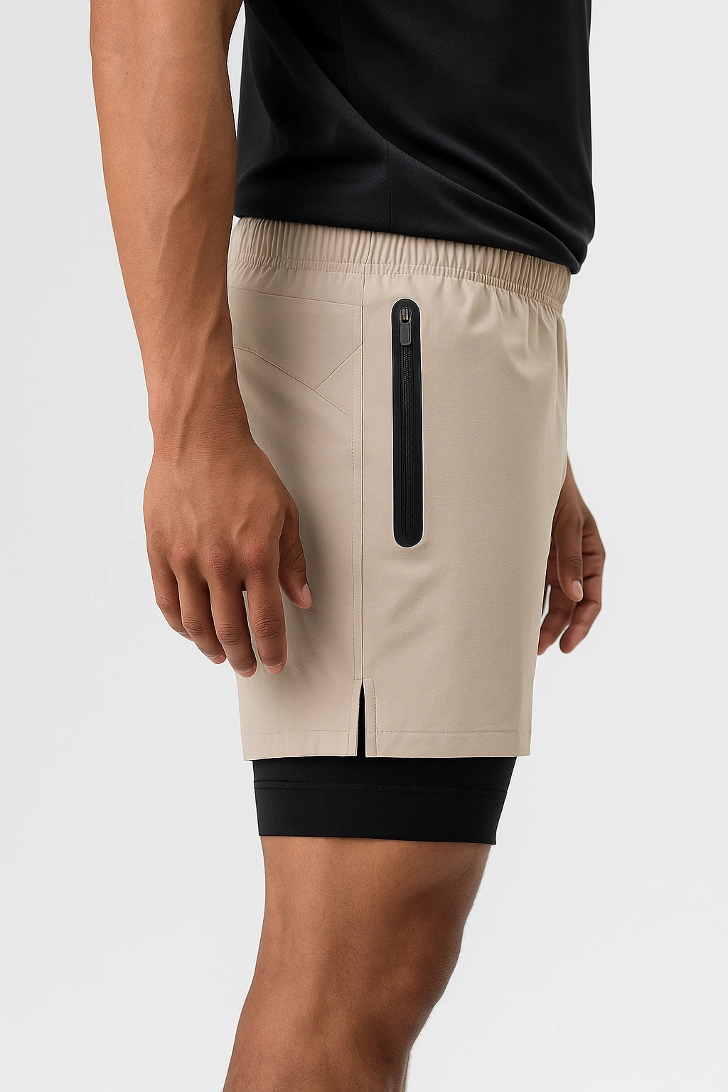 Short Masculino de Academia 2 em 1