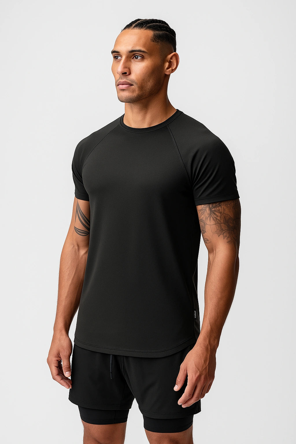 Camisa Masculina Esportiva Academia Premium Justa Minimalista