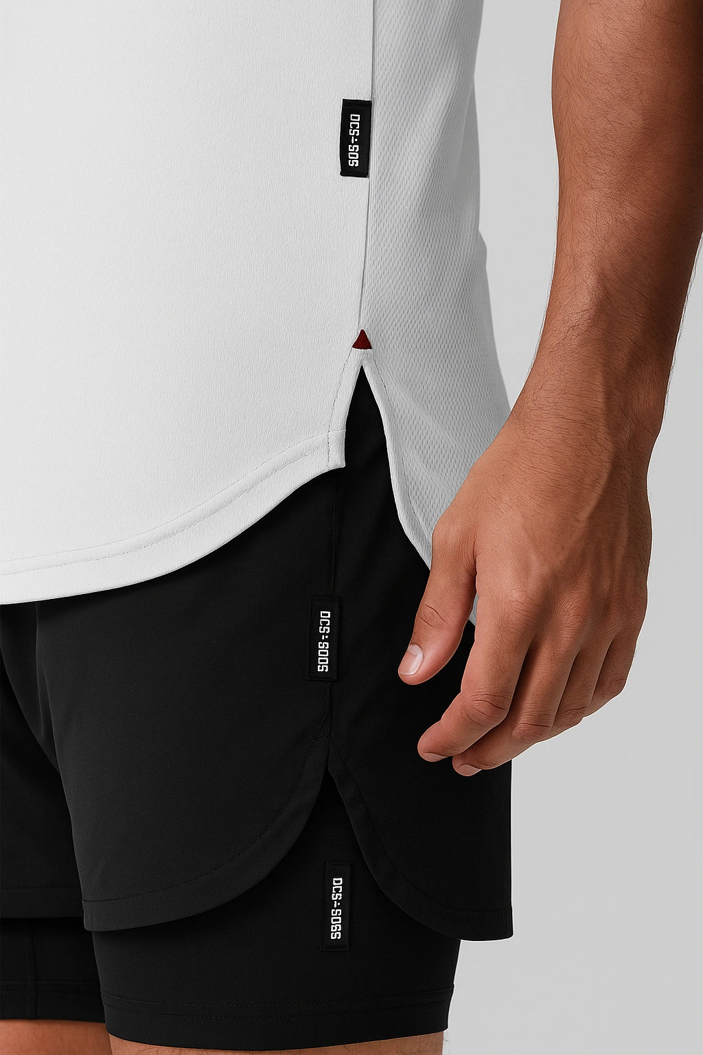 Camisa Masculina Esportiva Academia Premium Justa Minimalista