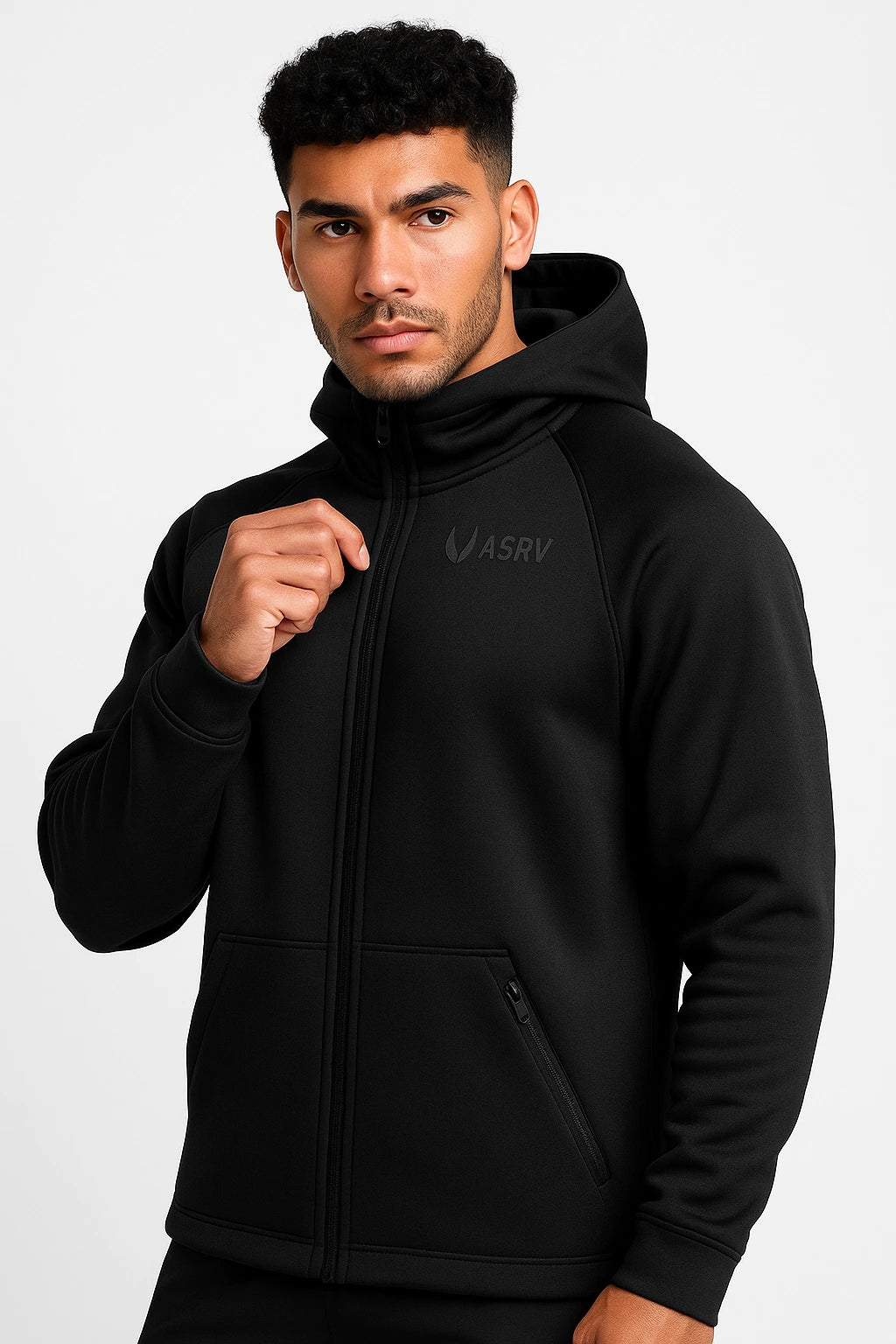 Jaqueta Esportiva Masculina de Poliéster Fitness - Jacket ASRV