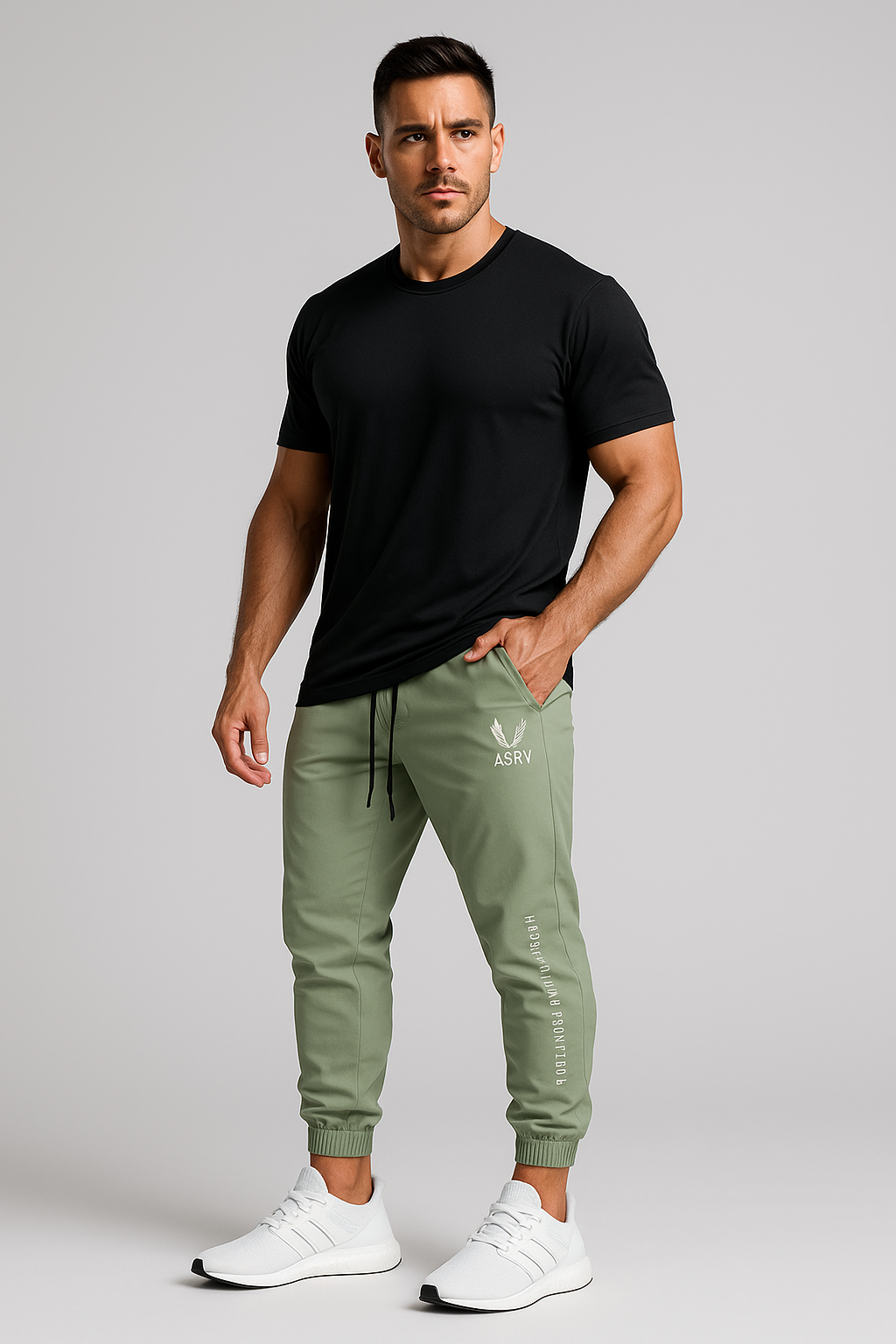 Calça Esportiva Masculina fitness com Ajuste