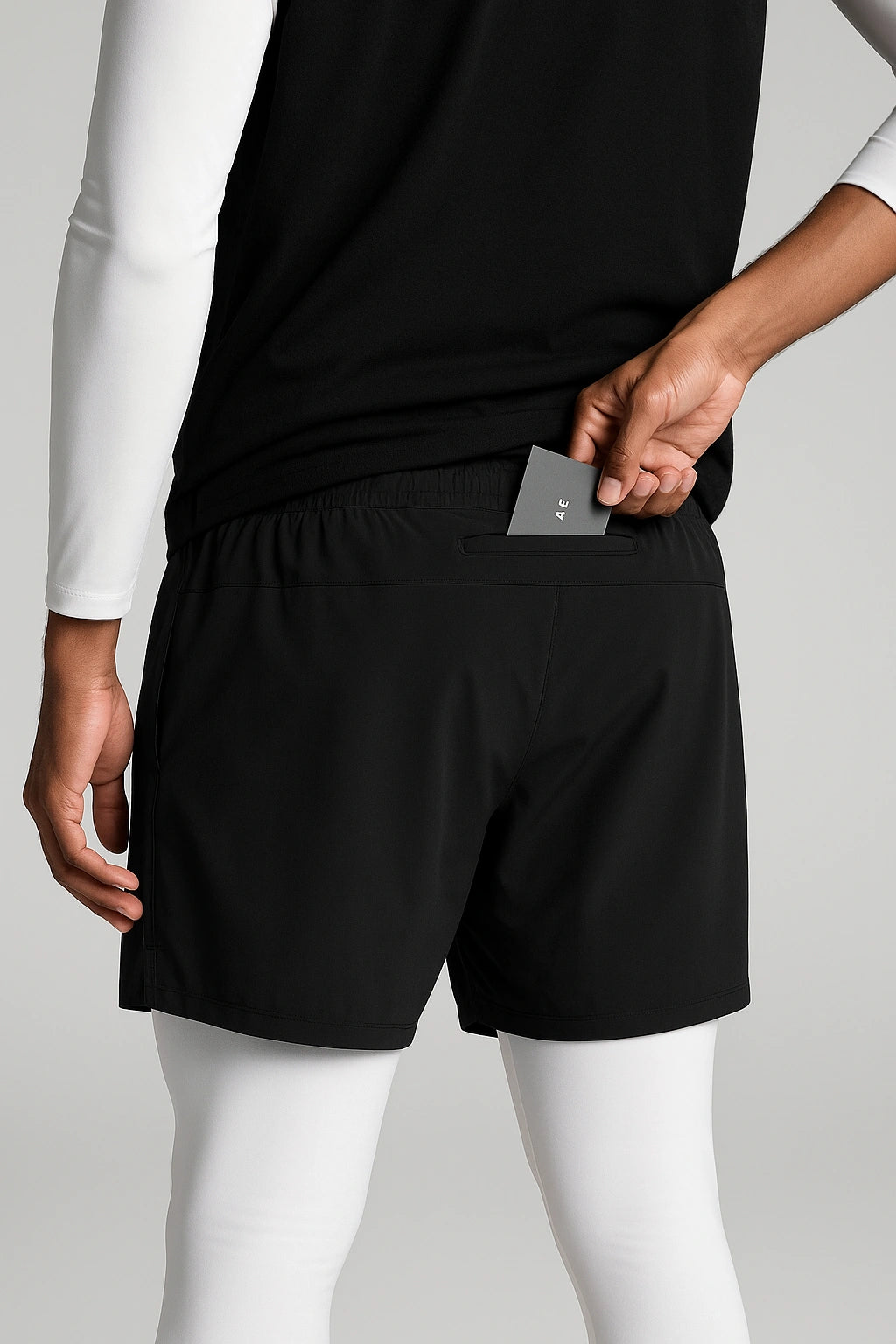 Short Inverno de Academia Esportivo Masculino 3 em 1