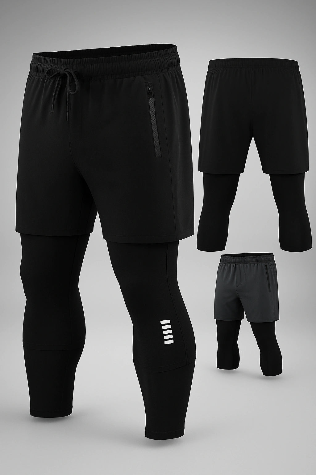 Short Esportivo de Academia Compressão - Fitness Run