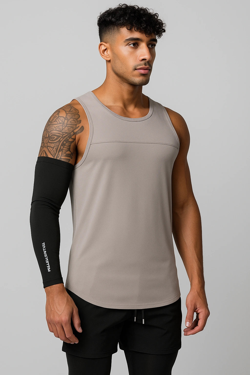 Regata Esportiva Masculina Respirável Academia - T-Shirt ASRV