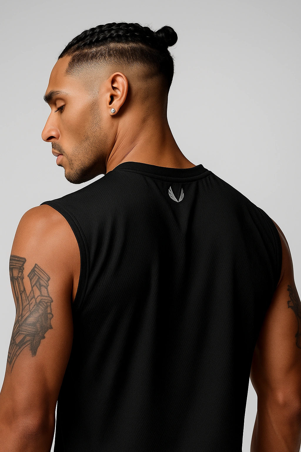 Regata Esportiva Masculina Minimalista Respirável Academia - T-Shirt Minimal II ASRV