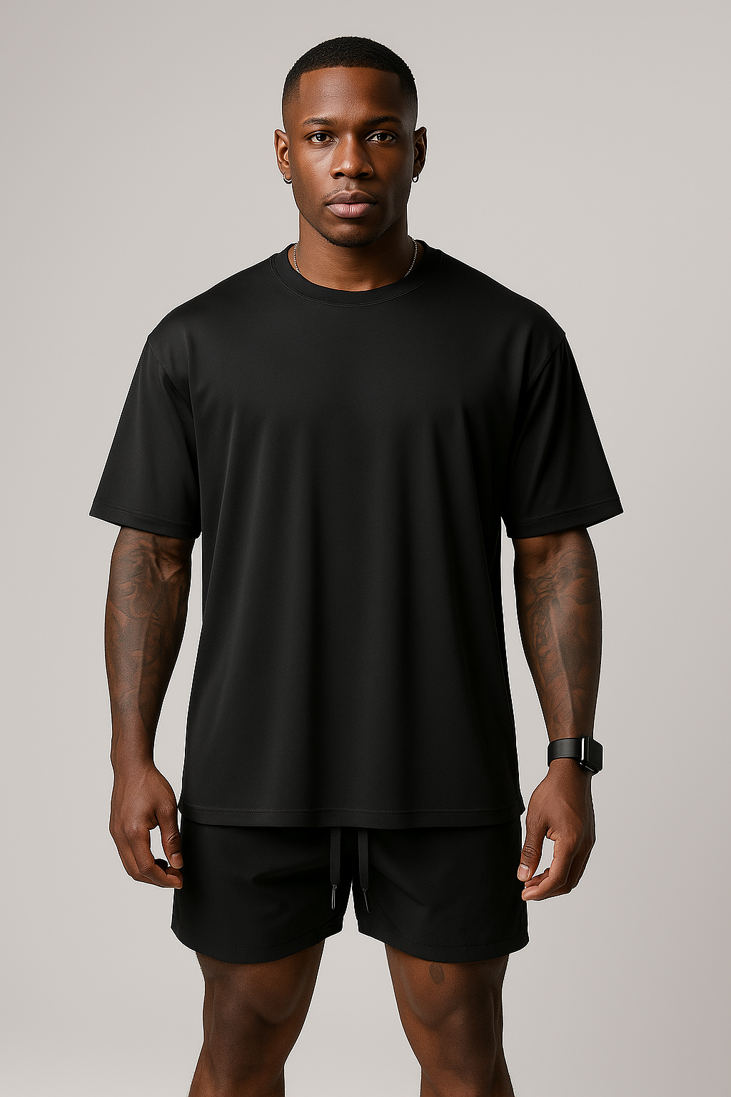 Camisa Esportiva Masculina Academia Oversized Minimalista