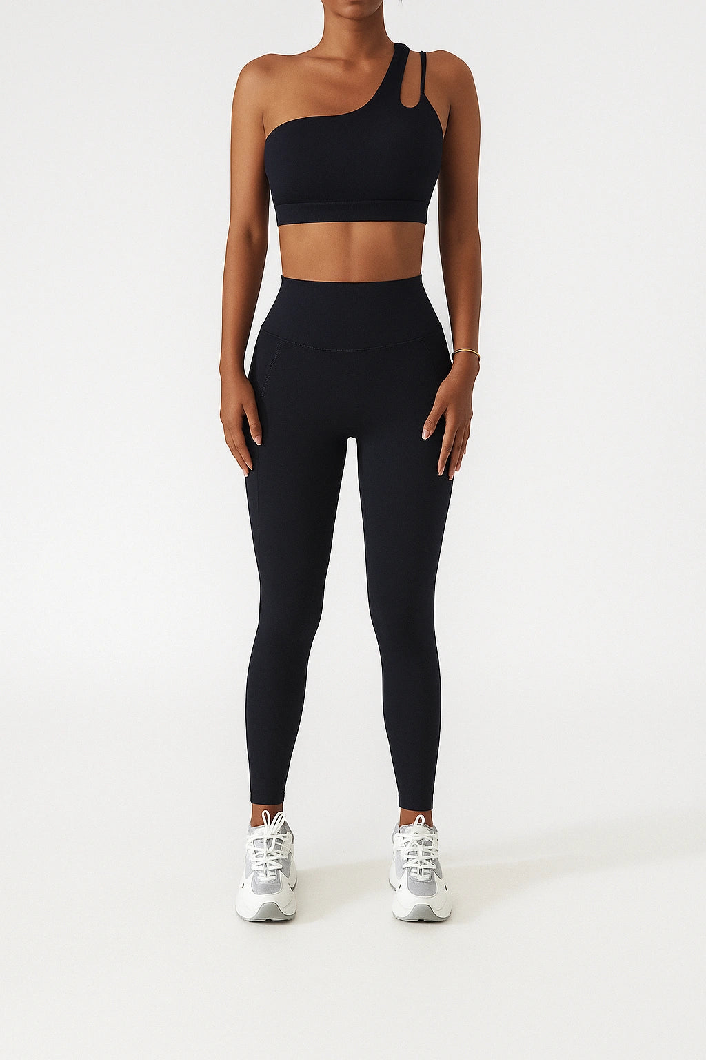 Conjunto Esportivo Feminino com Bolso Lateral Academia