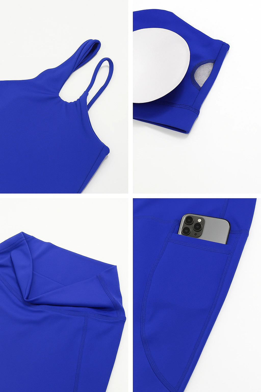 Conjunto Esportivo Feminino com Bolso Lateral Academia