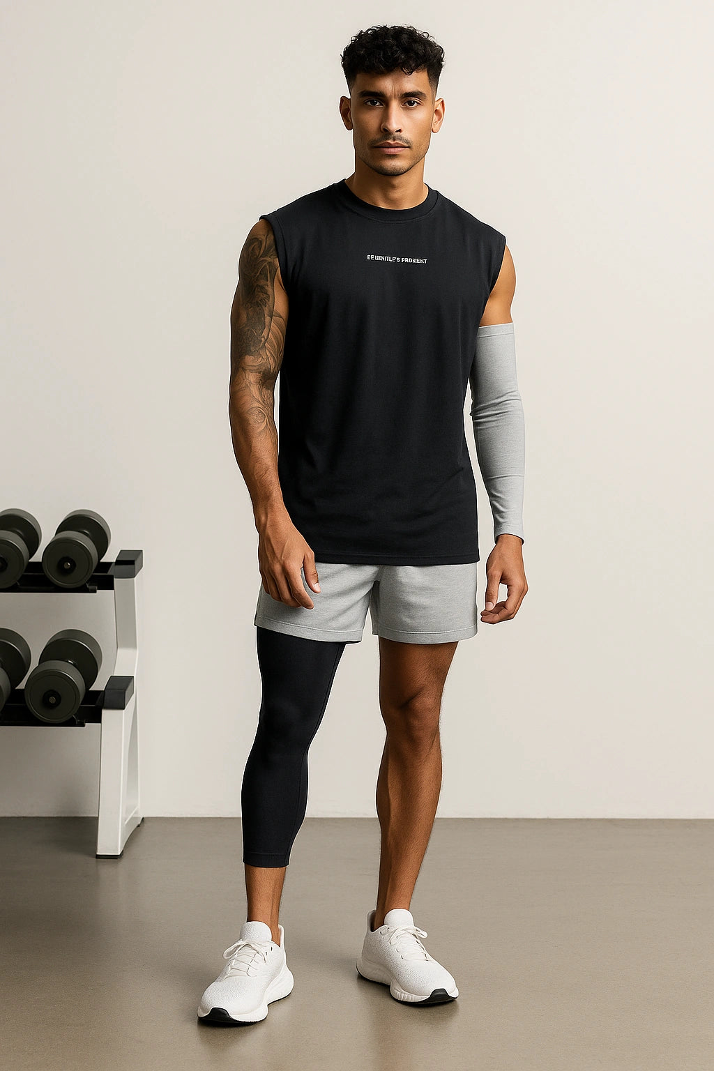 Regata Esportiva Masculina Minimalista Respirável Academia - ASRV