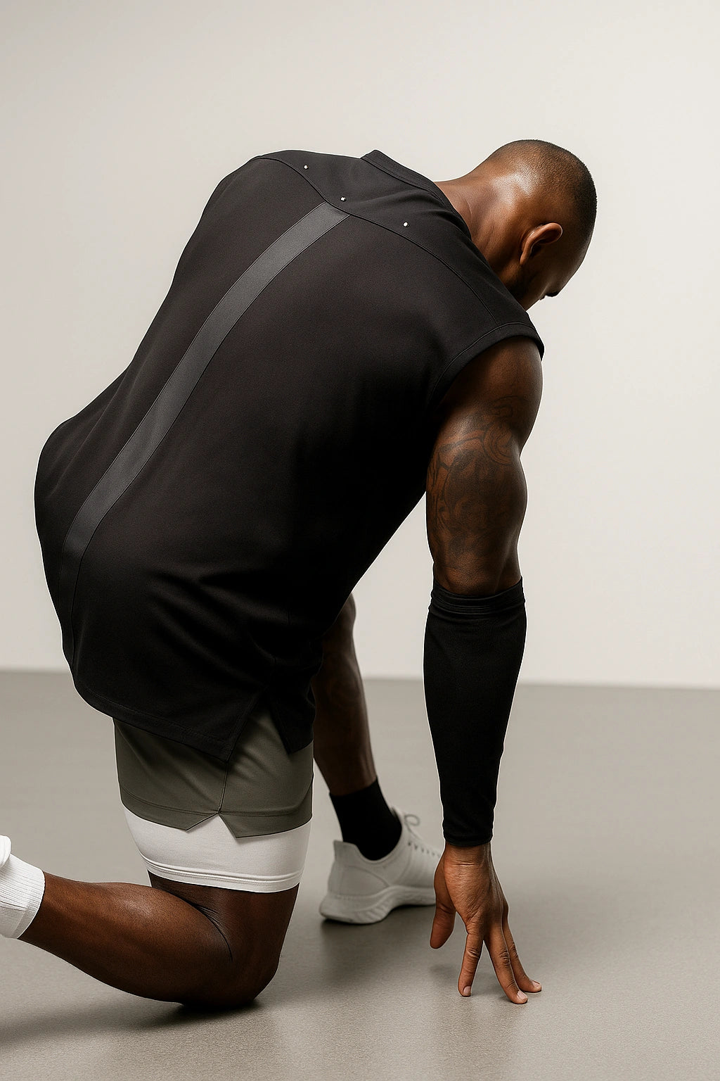 Regata Esportiva Masculina Minimalista Respirável Academia - ASRV