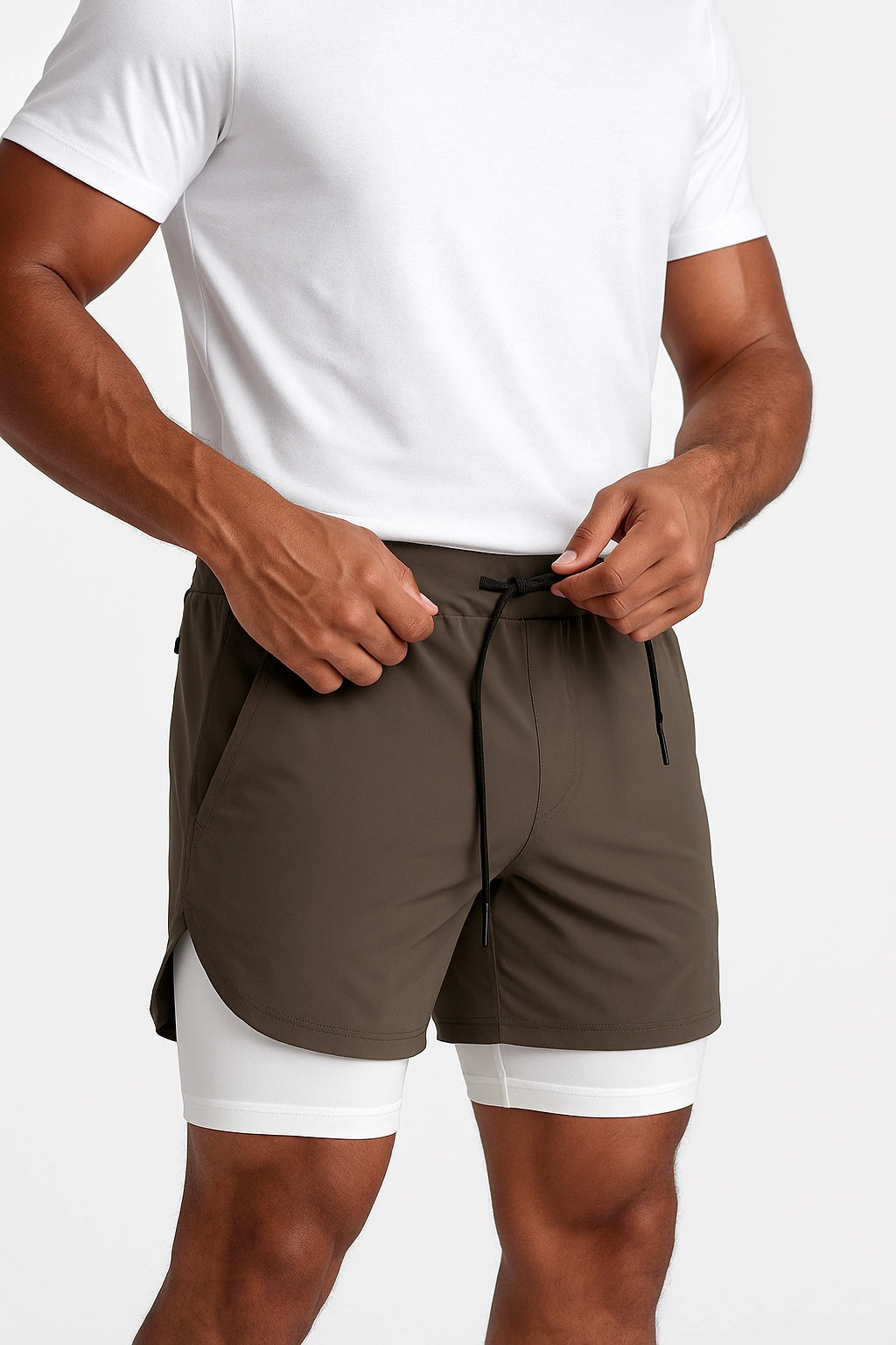 Short Esportivo Masculino de Academia Minimalista - Just Run