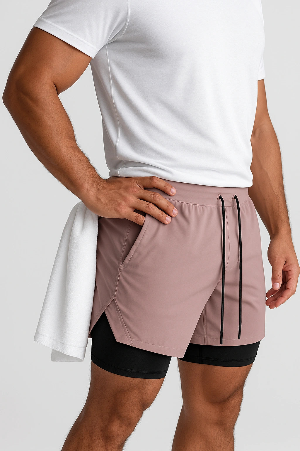 Short Esportivo Masculino de Academia Minimalista - Just Run