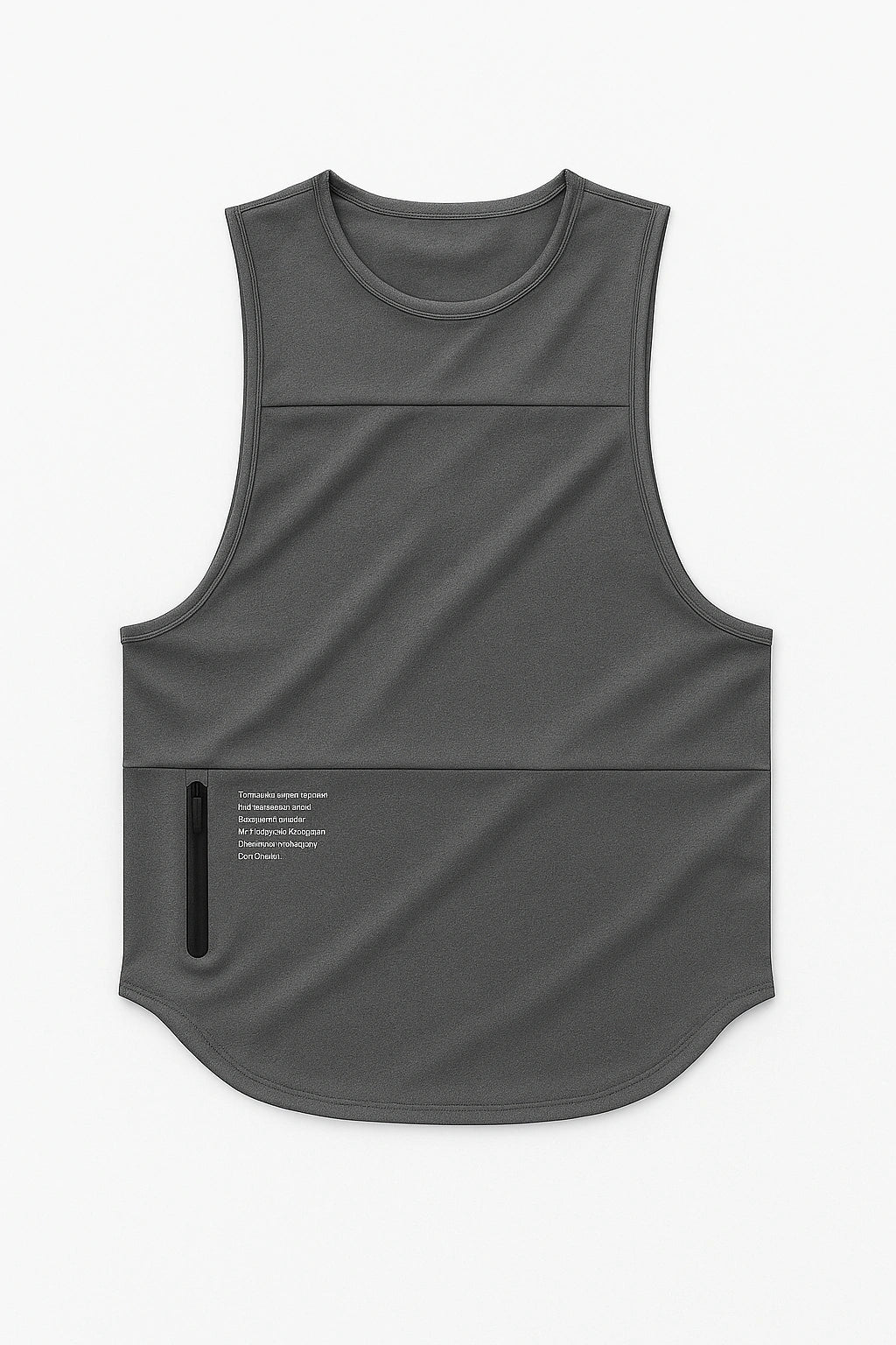 Regata Esportiva Masculina Academia - Com Bolso Lateral