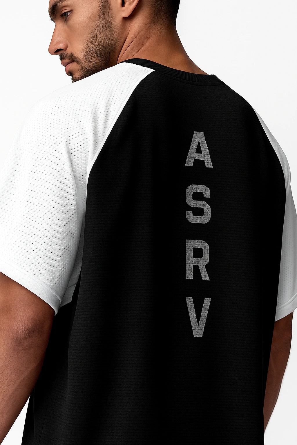 Camisa Esportiva Masculina Academia Oversized Respirável - ASRV