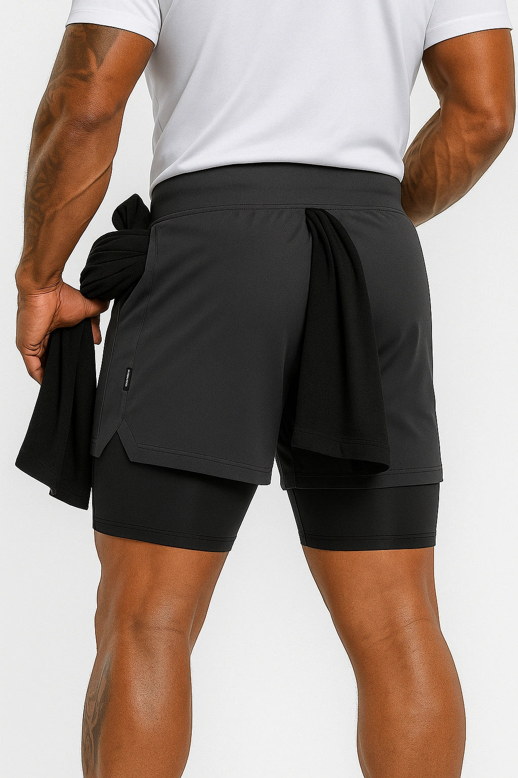 Short Esportivo de Academia Masculino com Bolso Interno - Street Dry 2 em 1