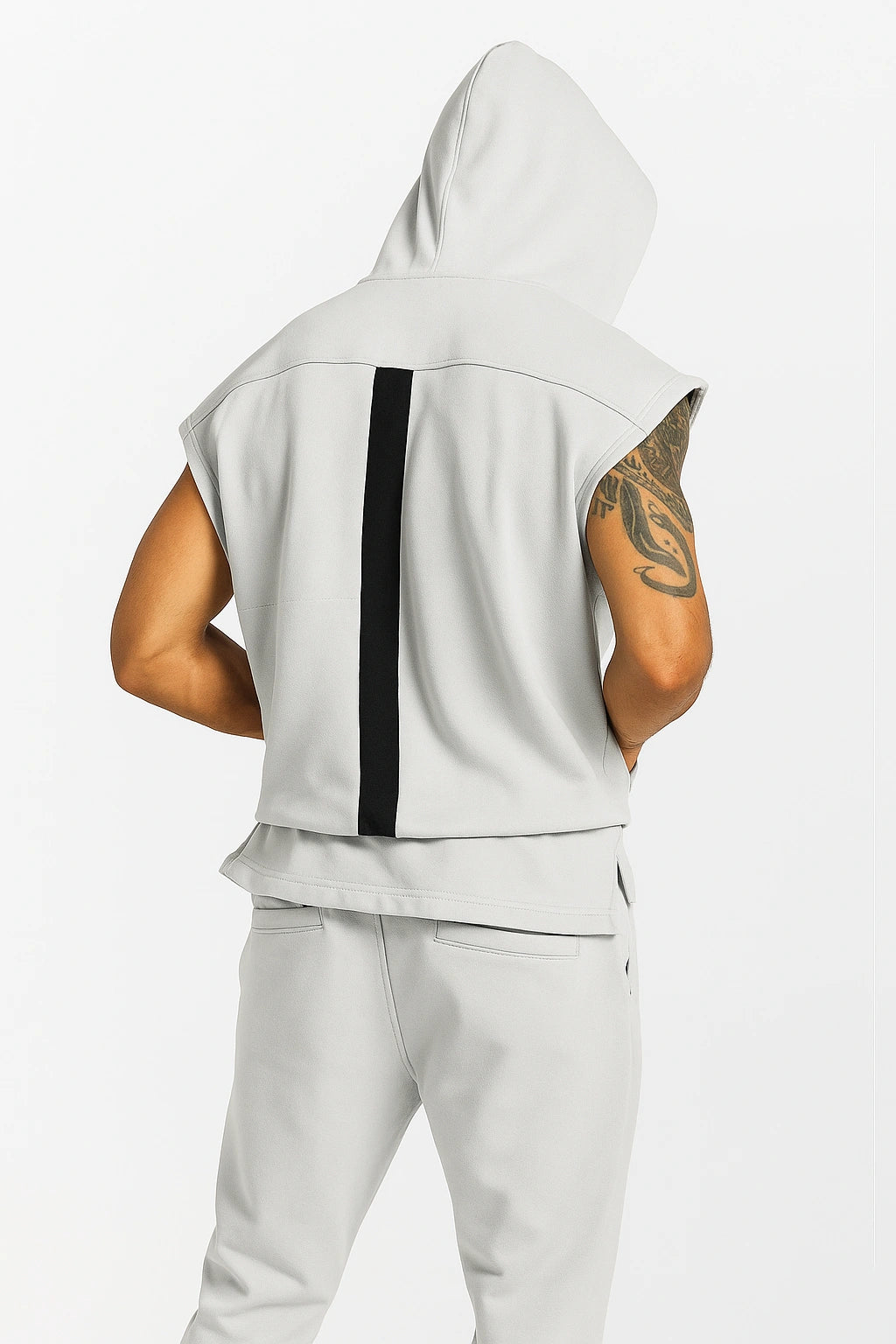 Camiseta de colete com Capuz Academia Premium 2 em 1 - ASRV