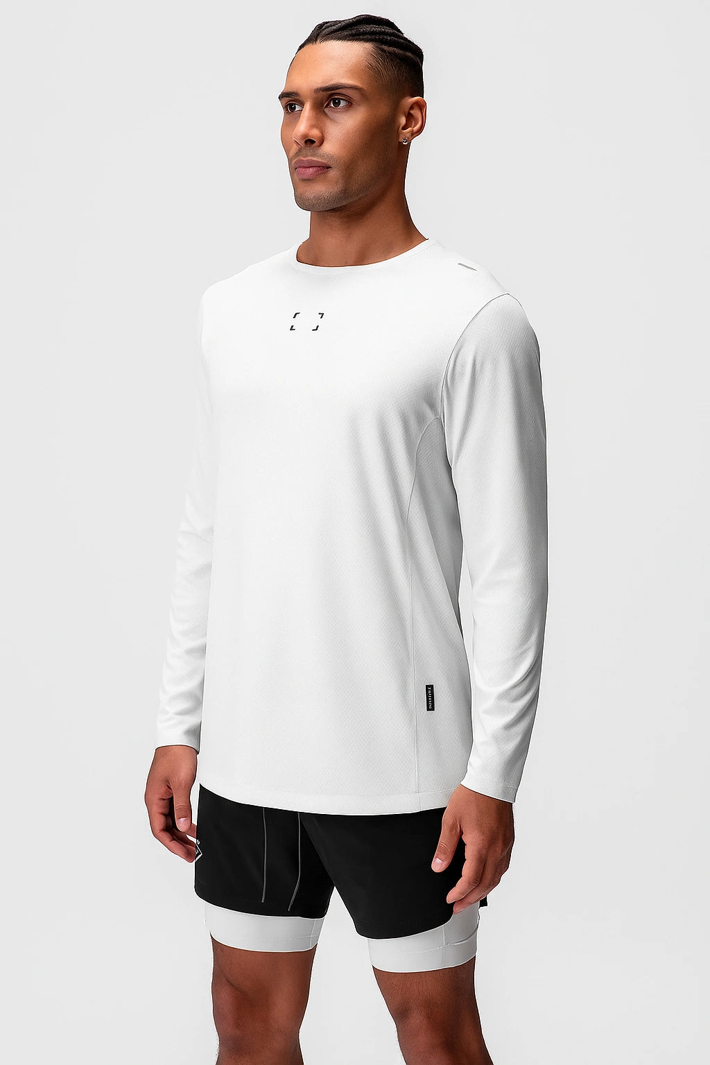 Camisa Esportiva Masculina Fitness Manga Longa