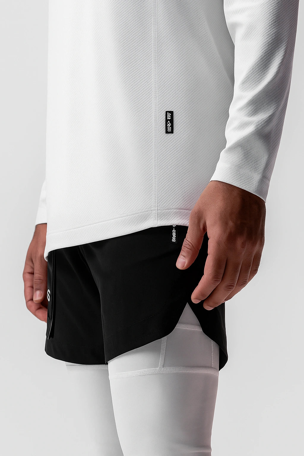Camisa Esportiva Masculina Fitness Manga Longa