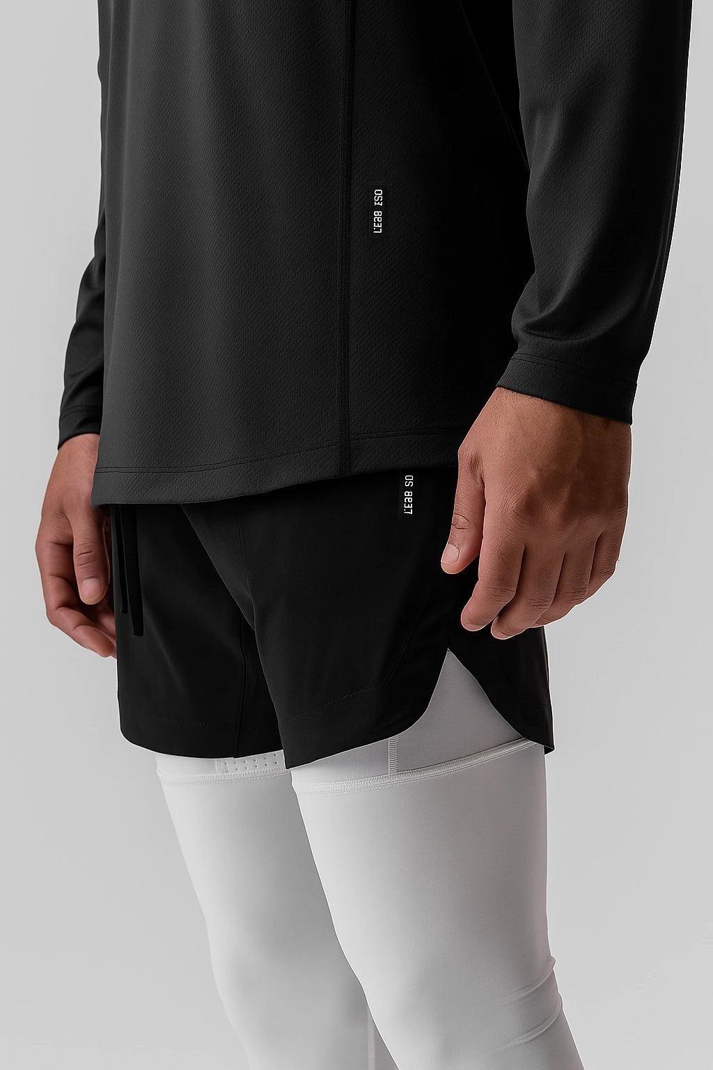 Camisa Esportiva Masculina Fitness Manga Longa