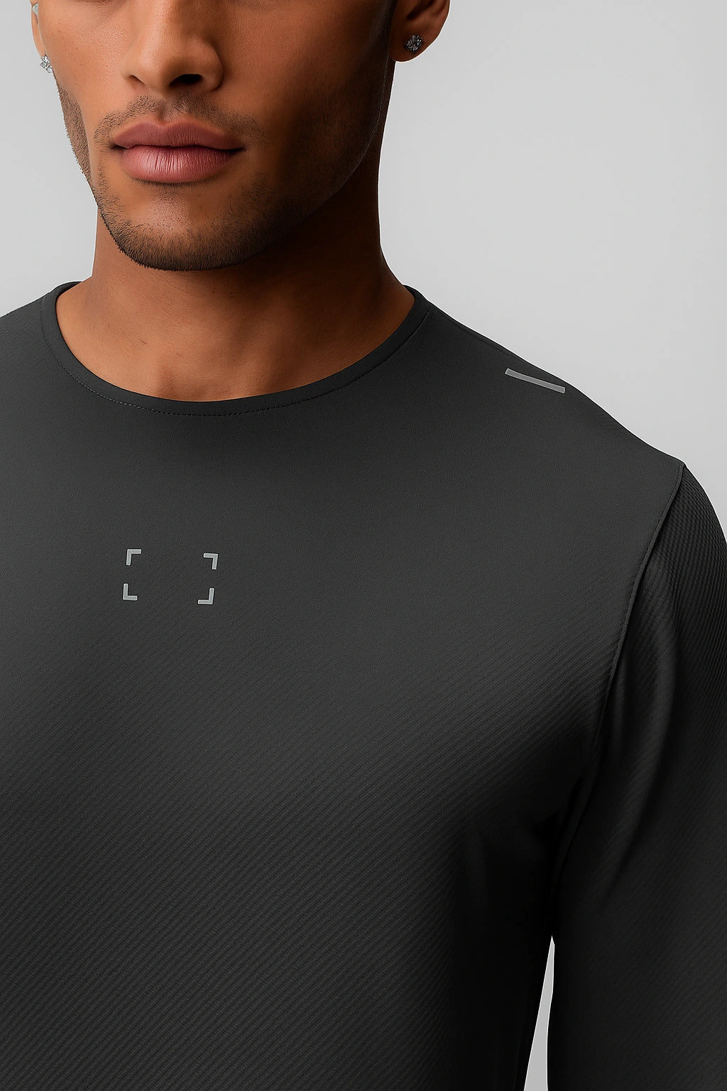 Camisa Esportiva Masculina Fitness Manga Longa