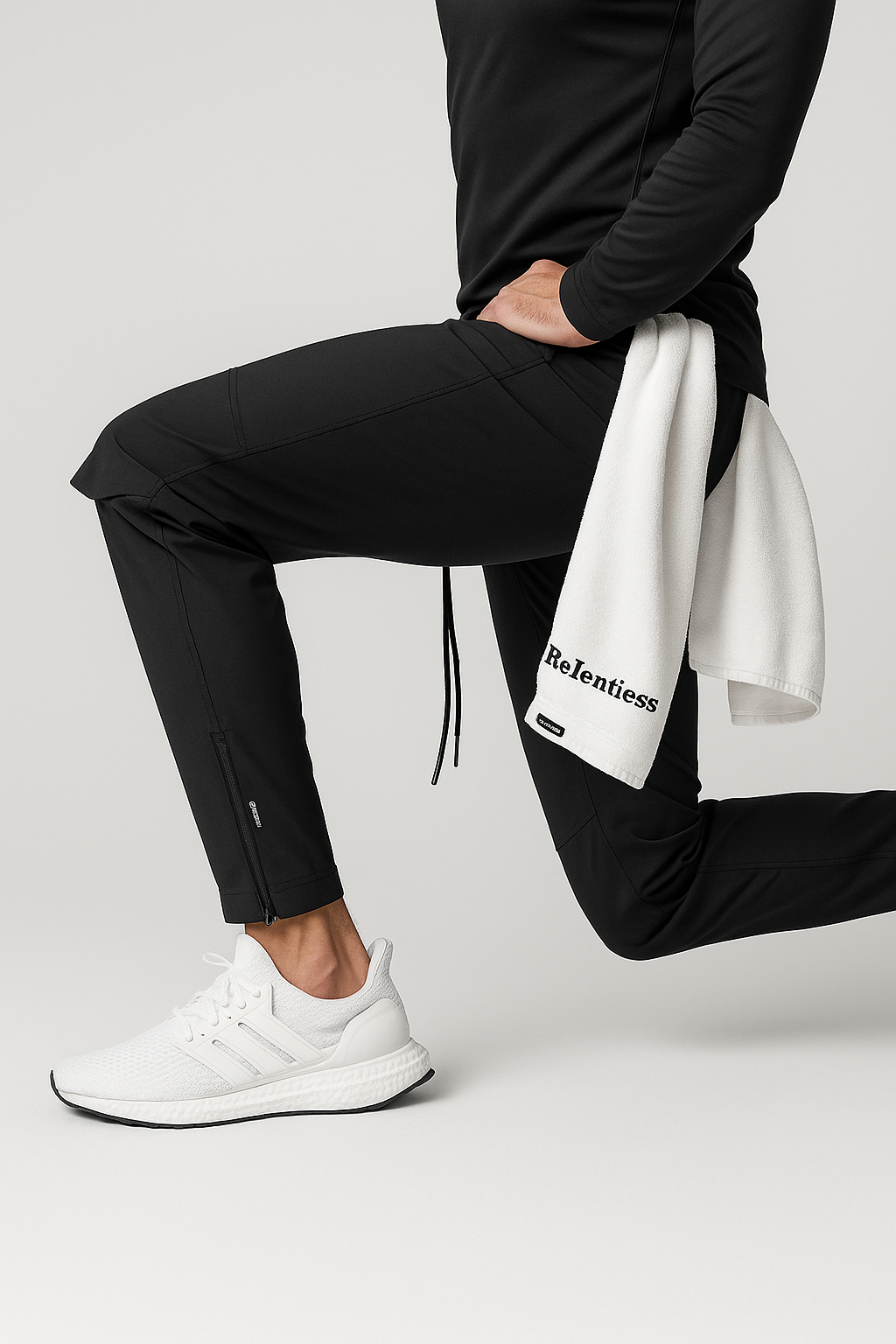 Calça Esportiva Masculina fitness Com Zíper