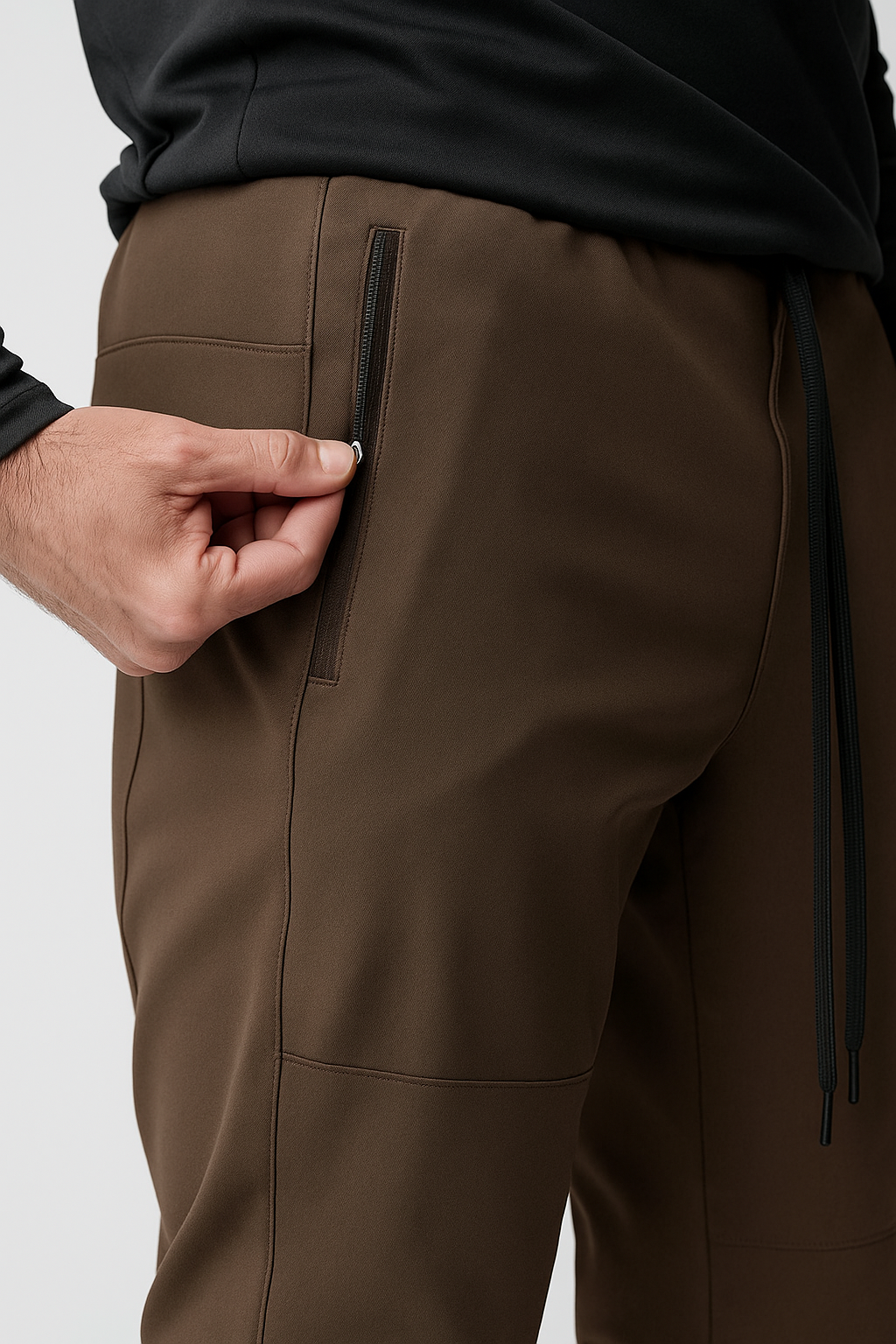 Calça Esportiva Masculina fitness Com Zíper
