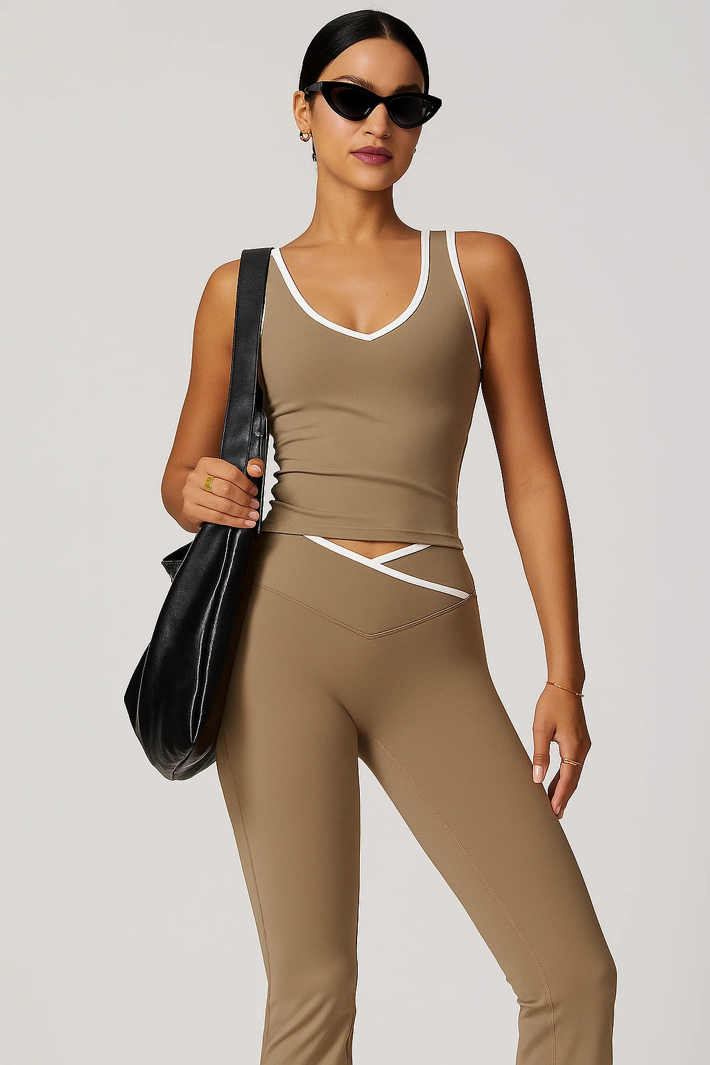 Top fitness feminino Justo e Respirável