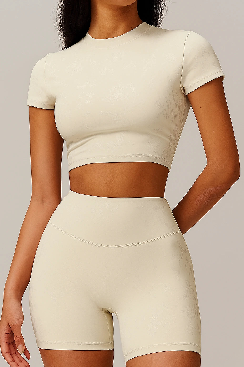 Cropped Fitness Feminino Confortável De Secagem Rápida