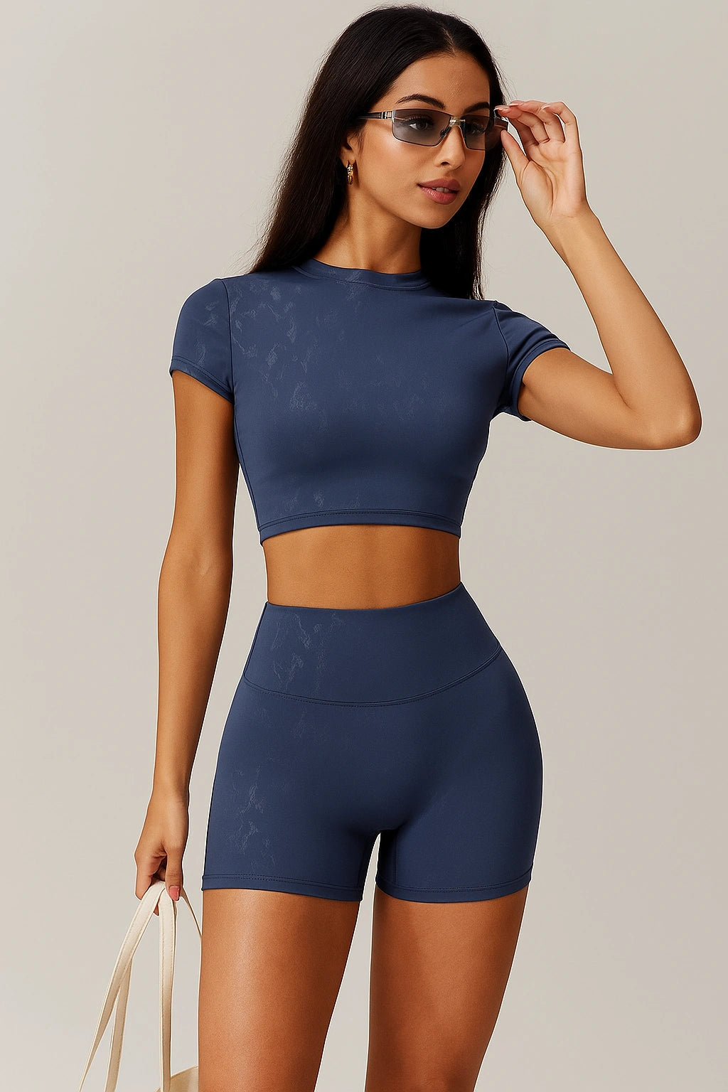 Cropped Fitness Feminino Confortável De Secagem Rápida