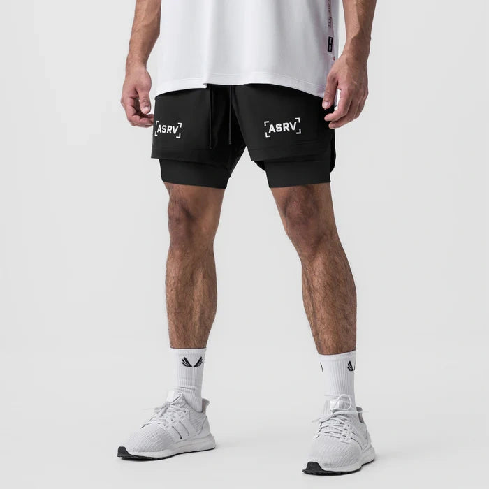 Short Esportivo de Academia Masculino 2 em 1 - ASRV
